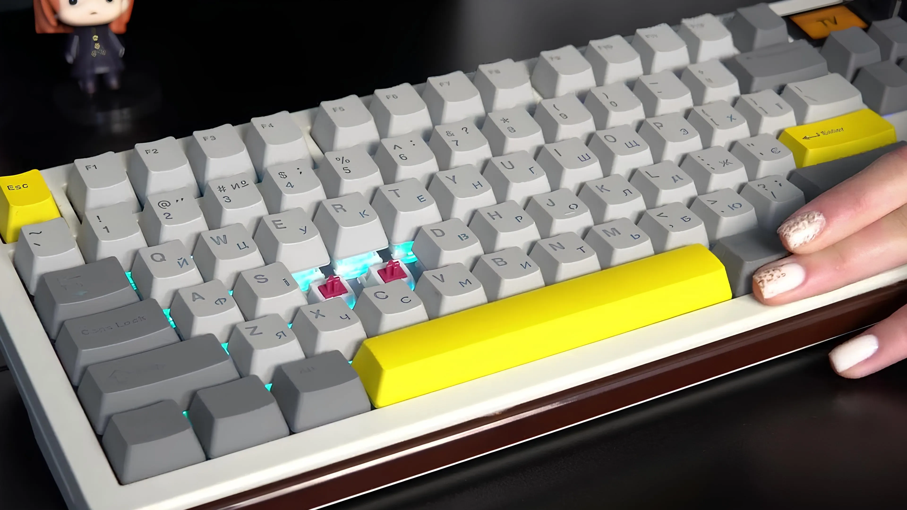 Клавиатура игровая Epomaker Shadow-S Mulan (White) (UA)