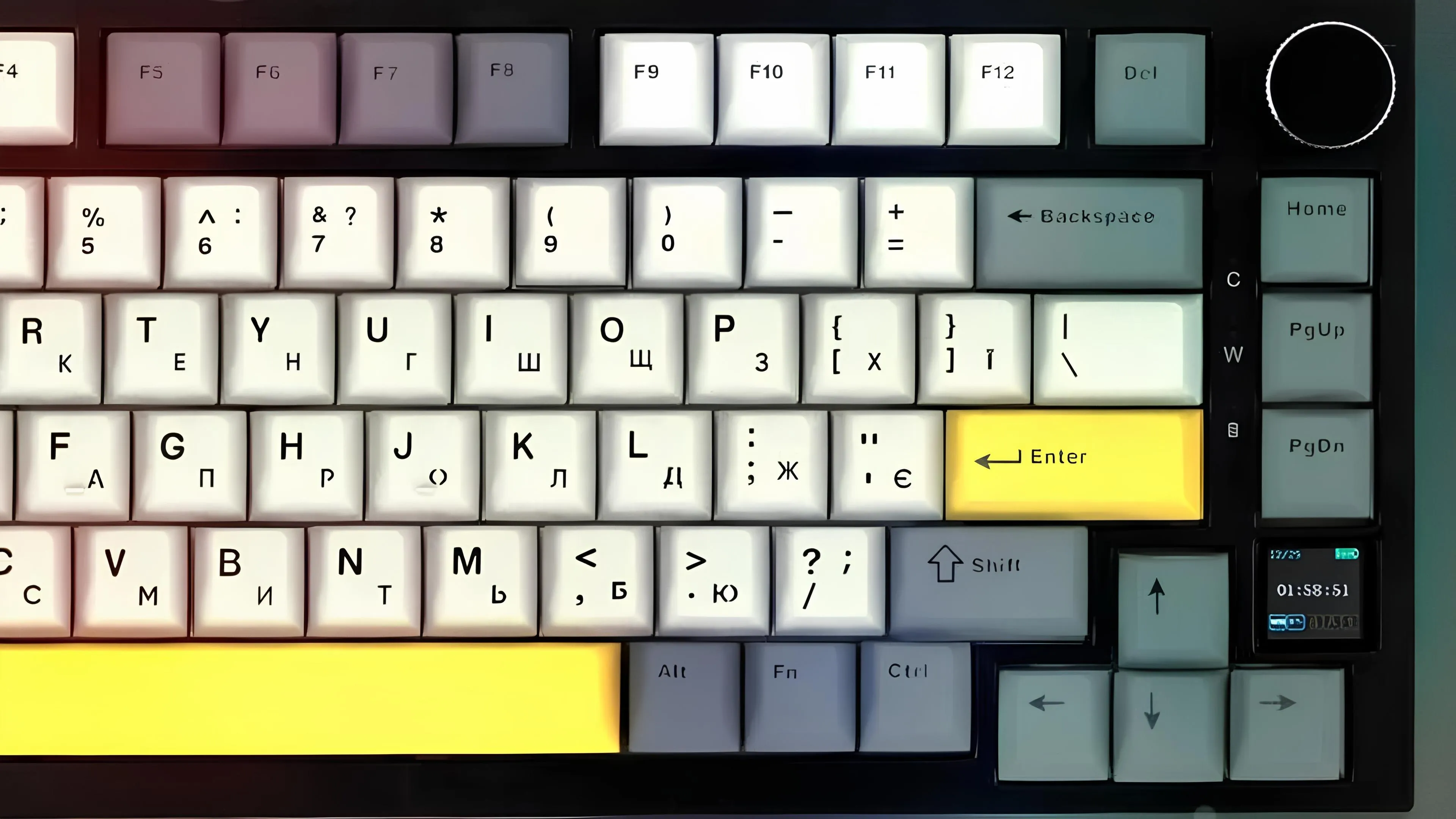 Клавиатура игровая Epomaker AK820 Pro Gift Switch (Black) (UA)