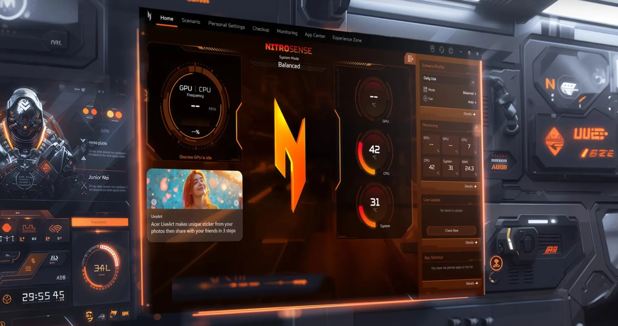 Ноутбук Acer Nitro V 15 ANV15-52 15.6&quot; (Intel Core i7/16GB/1TB (SSD)/RTX 5050) (NH.QZ7EU.00B) (UA)