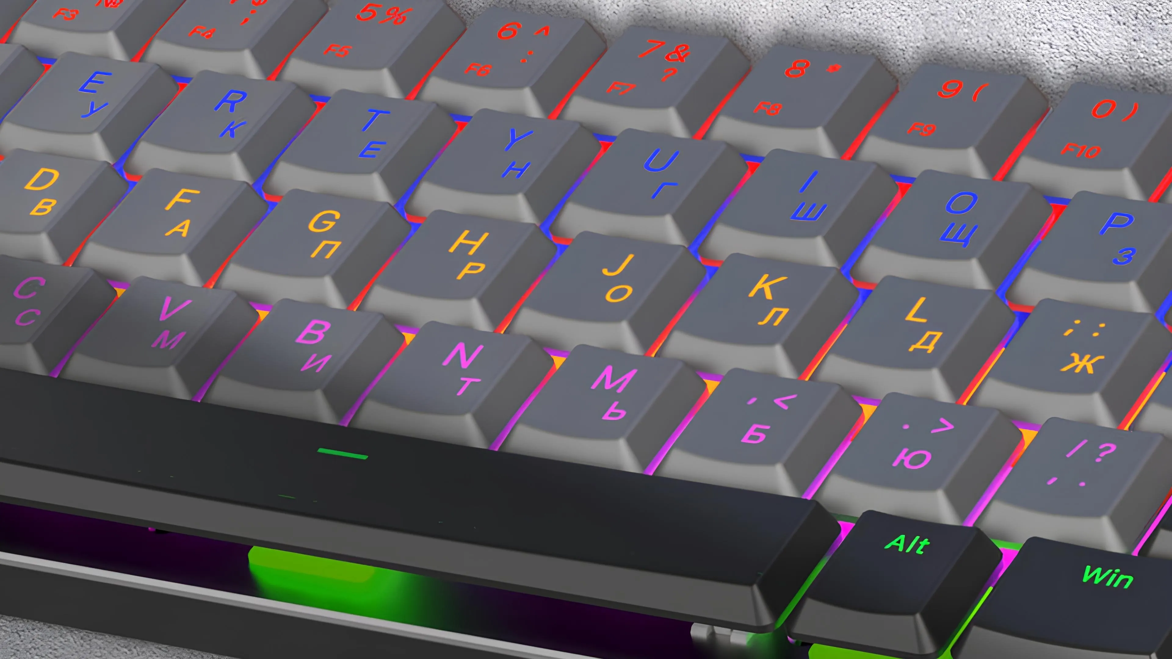 Ігрова клавіатура Gamepro MK122R (Dark Gray) (UA)