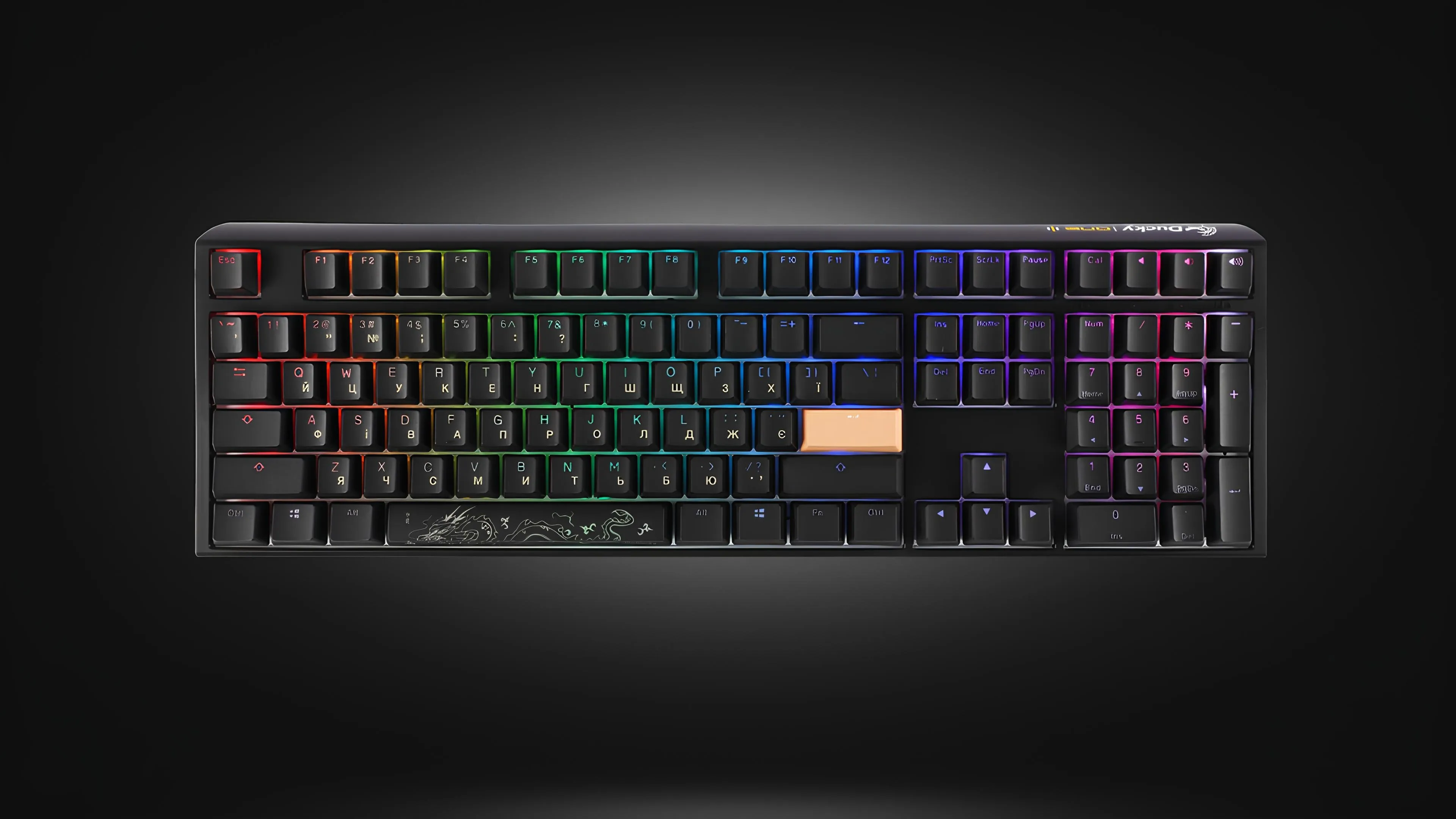 Клавиатура игровая Ducky One 3 Cherry MX Brown RGB (Black) (UA)