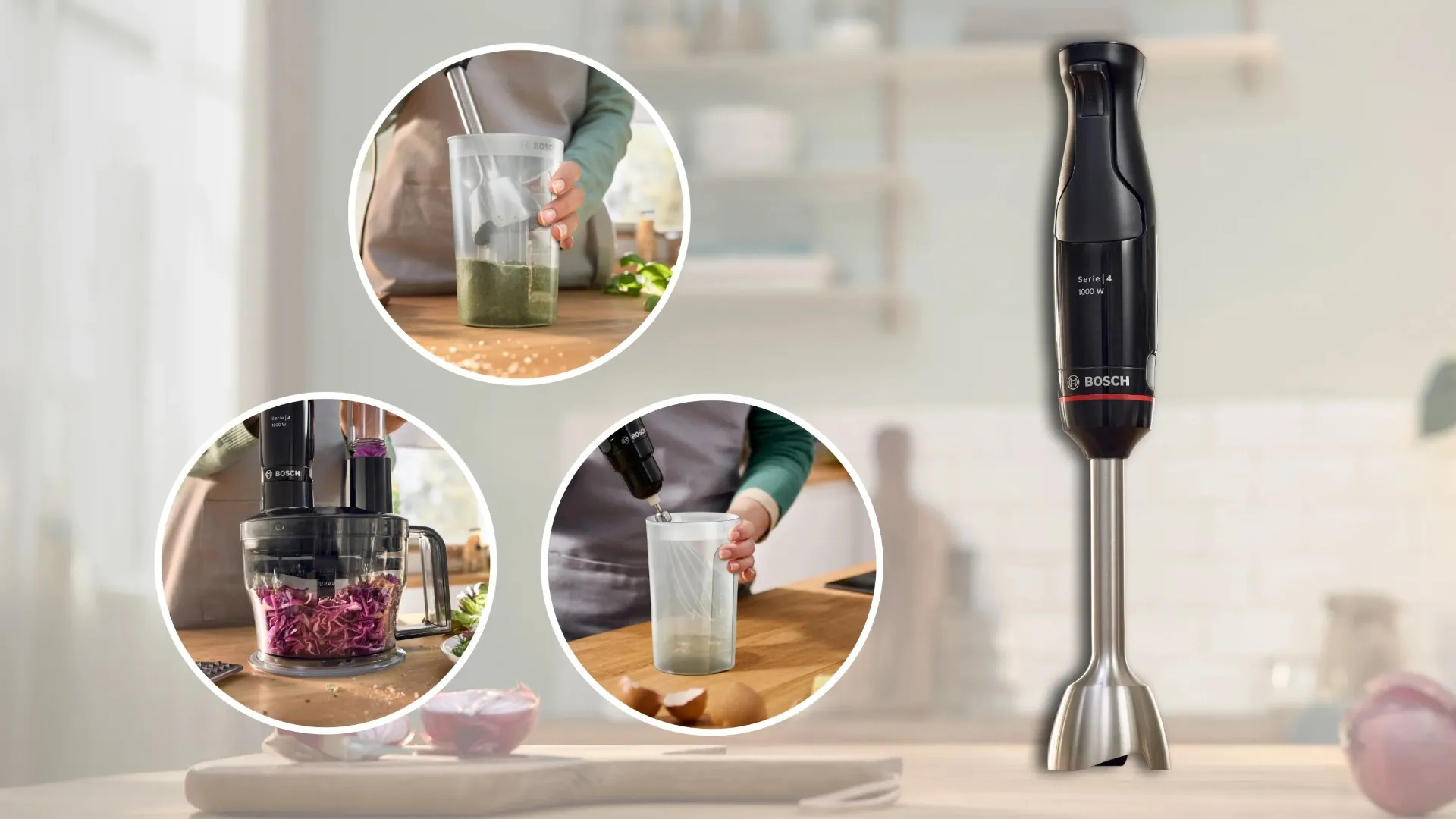 Блендер погружной Bosch MSM4B670 (Black) (UA)