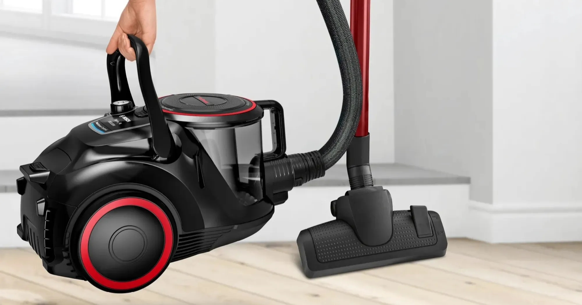 Пылесос безмешковый Bosch Serie 6 BGS41POW2 (Black) (UA)