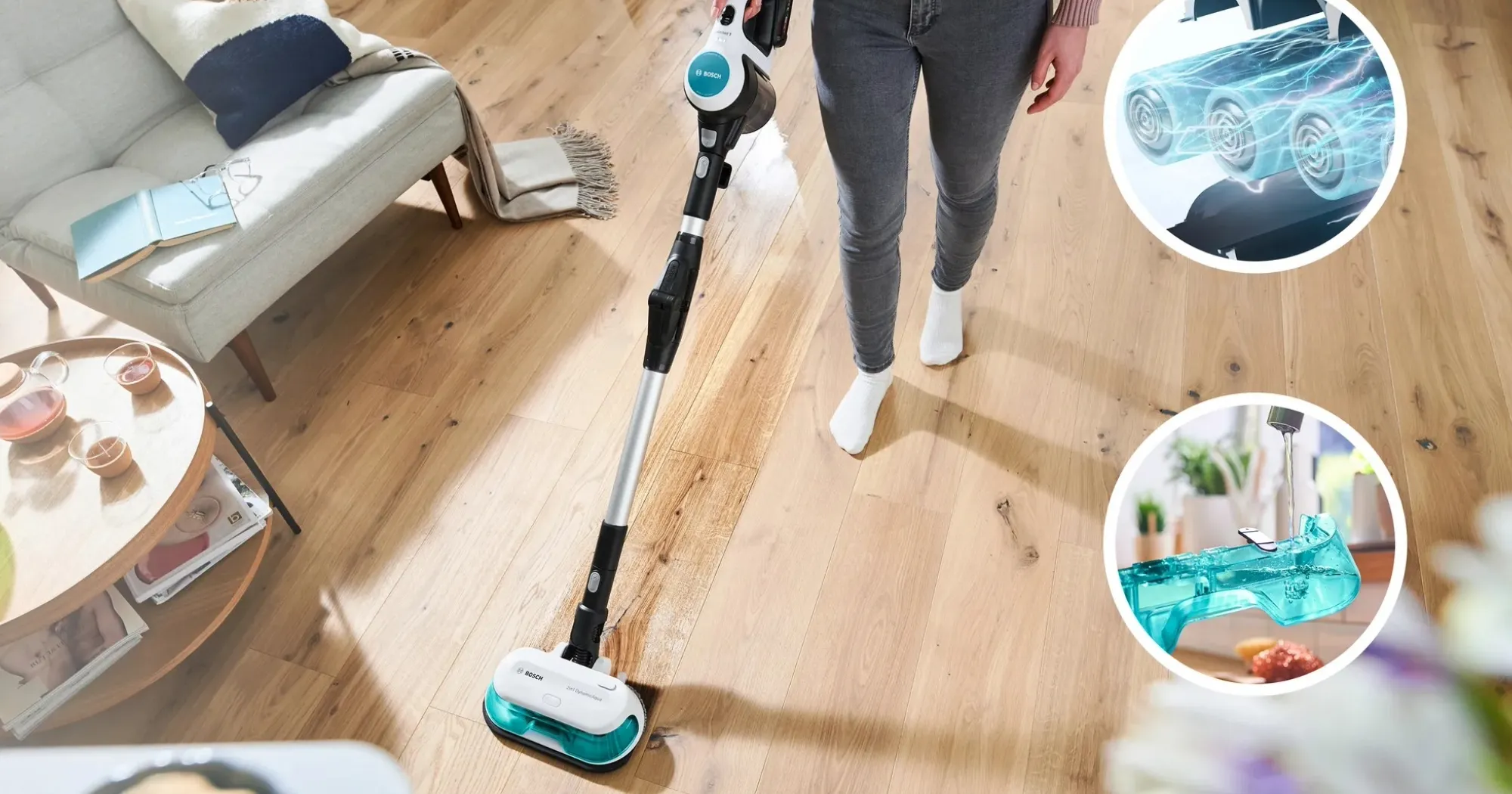 Акумуляторний пилосос Bosch Unlimited 7 ProHygienic Aqua (BCS712HYG5) (UA)