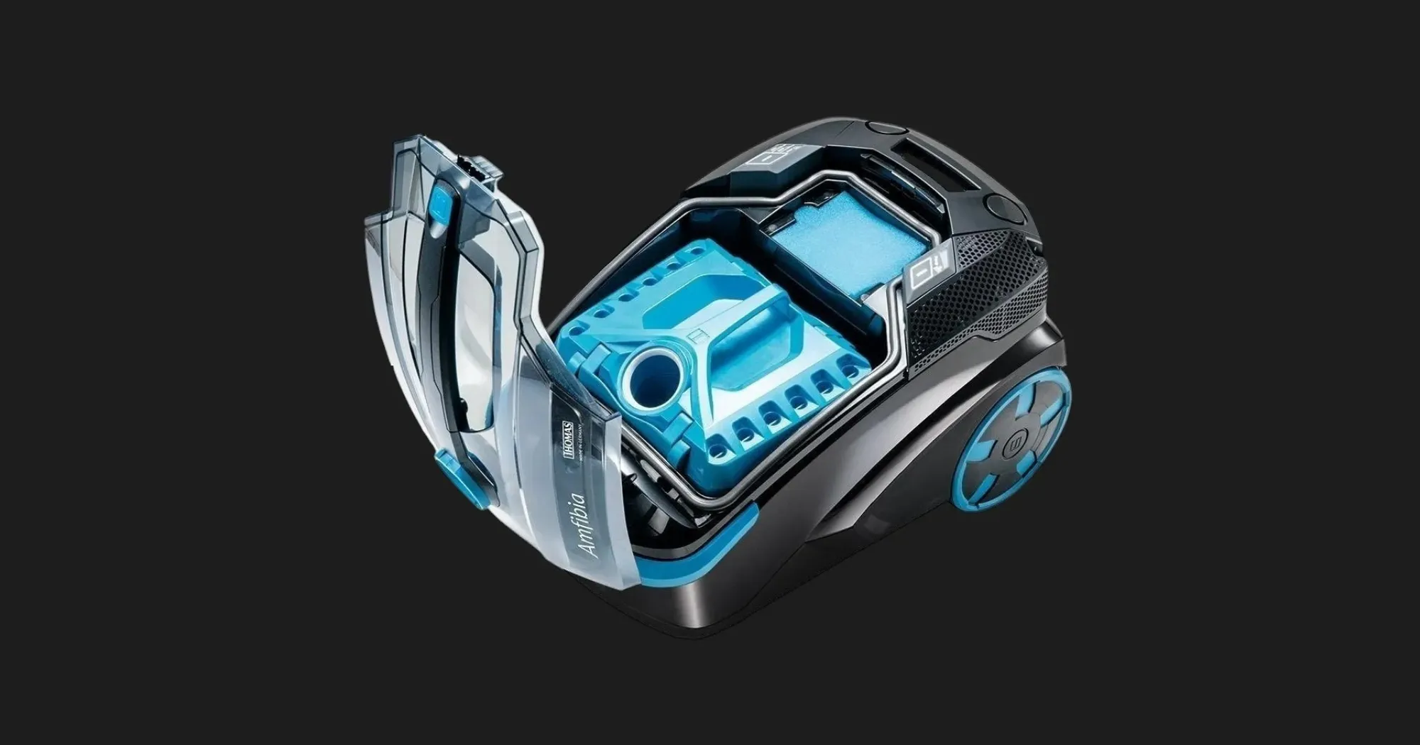 Пылесос моющий с аквафильтром Thomas DryBOX Amfibia (788596) (Black/Blue) (UA)