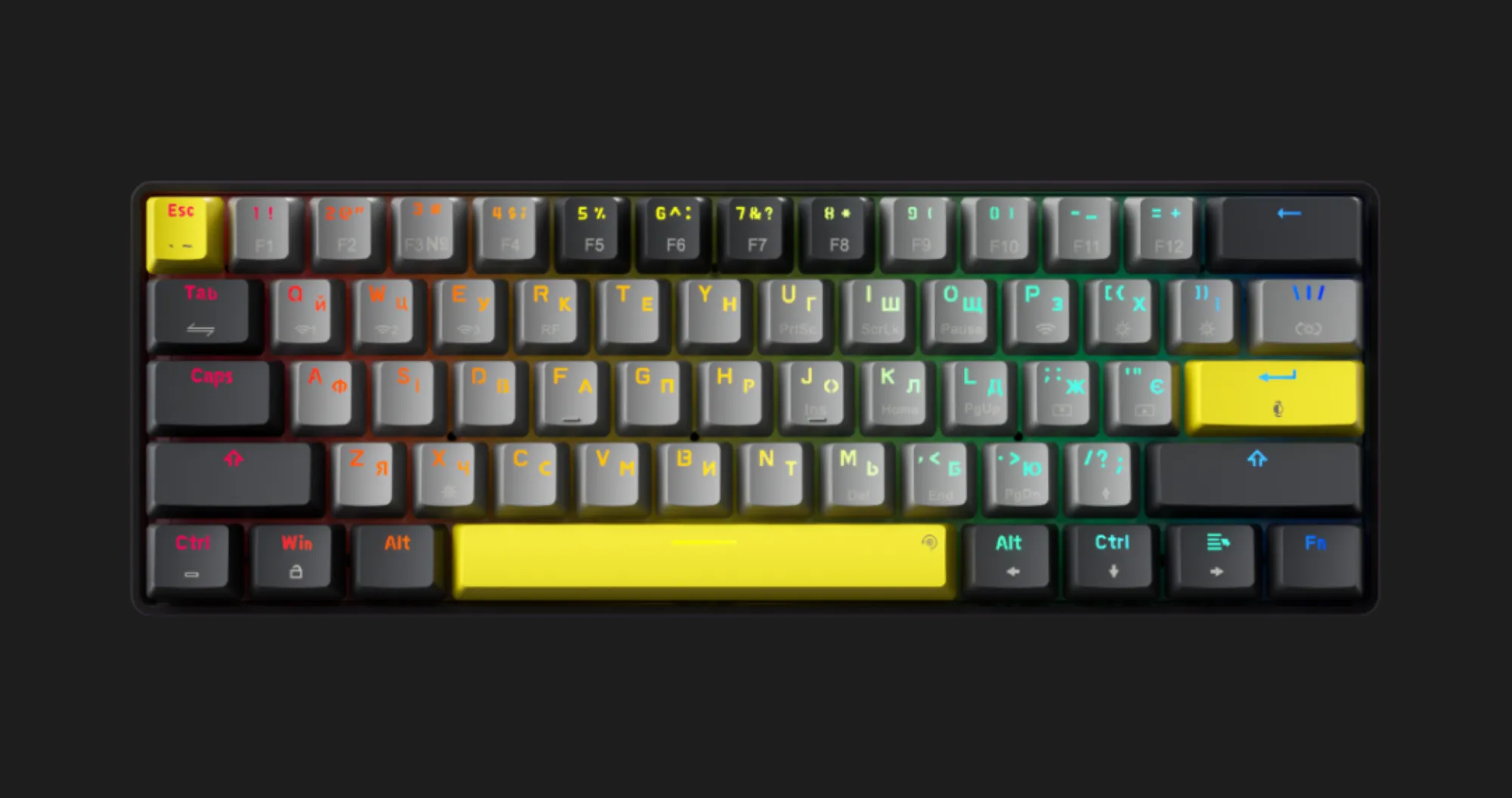 Игровая клавиатура Gamepro Asgard Fenrir (Black) (MK130G Pro) (UA)