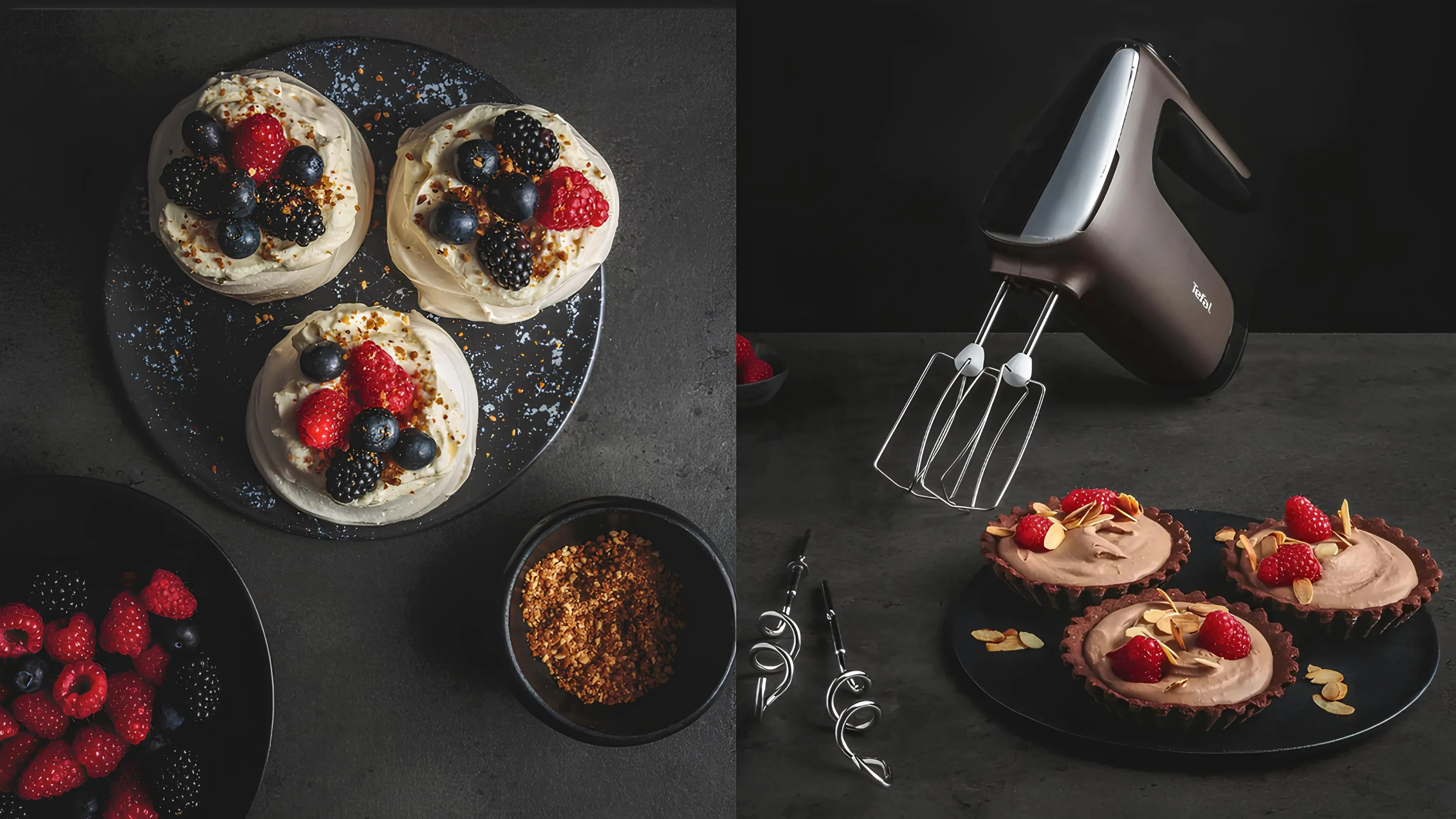 Ручний міксер Tefal HT652538 (Burgundy/Black)