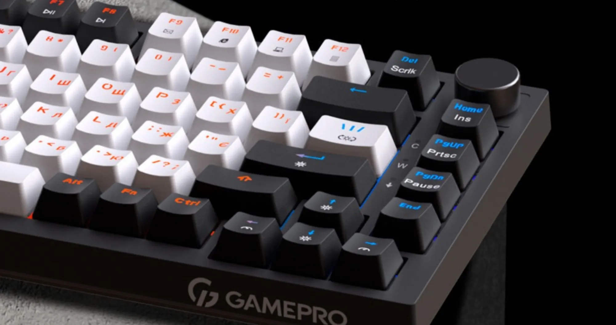 Игровая клавиатура GamePro MK160W (Red) с Hot-Swap RGB White (UA)