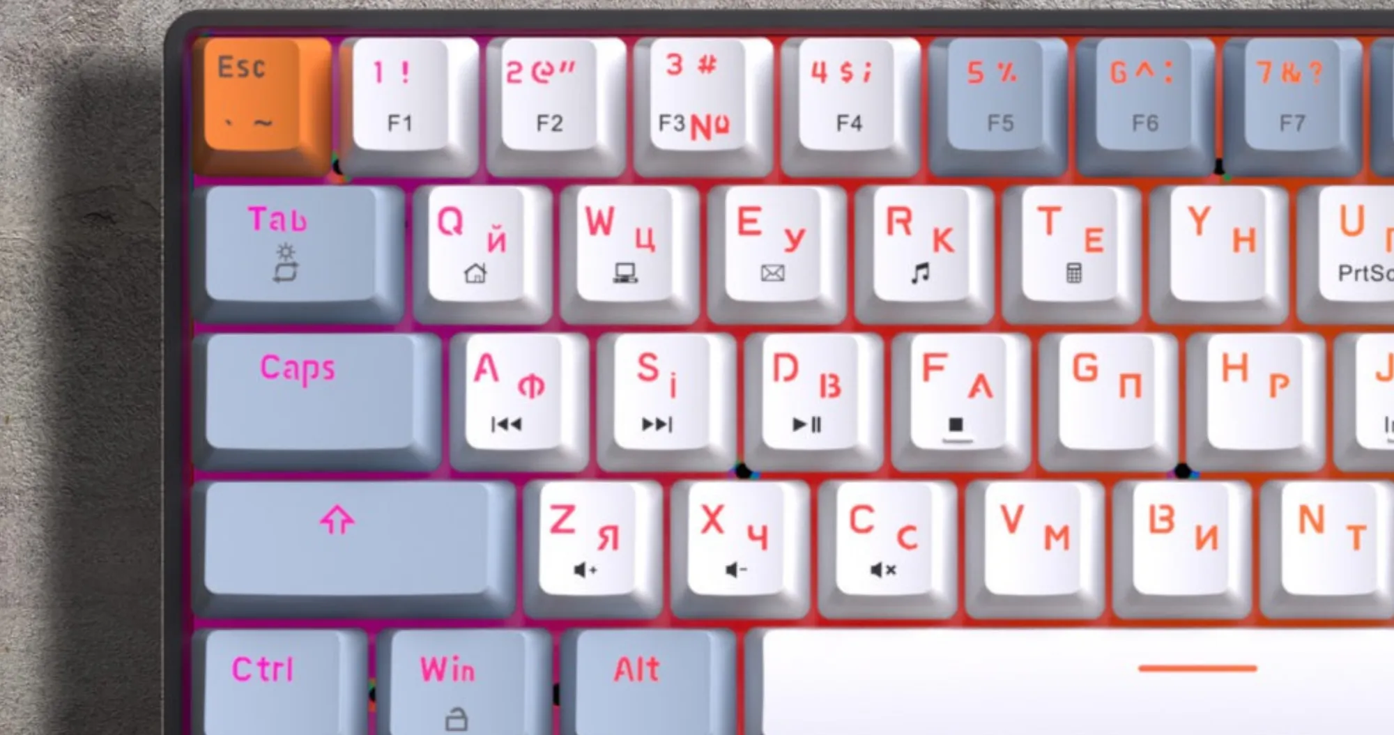 Игровая клавиатура GamePro MK130R (Red) с Hot-Swap RGB Black (UA)