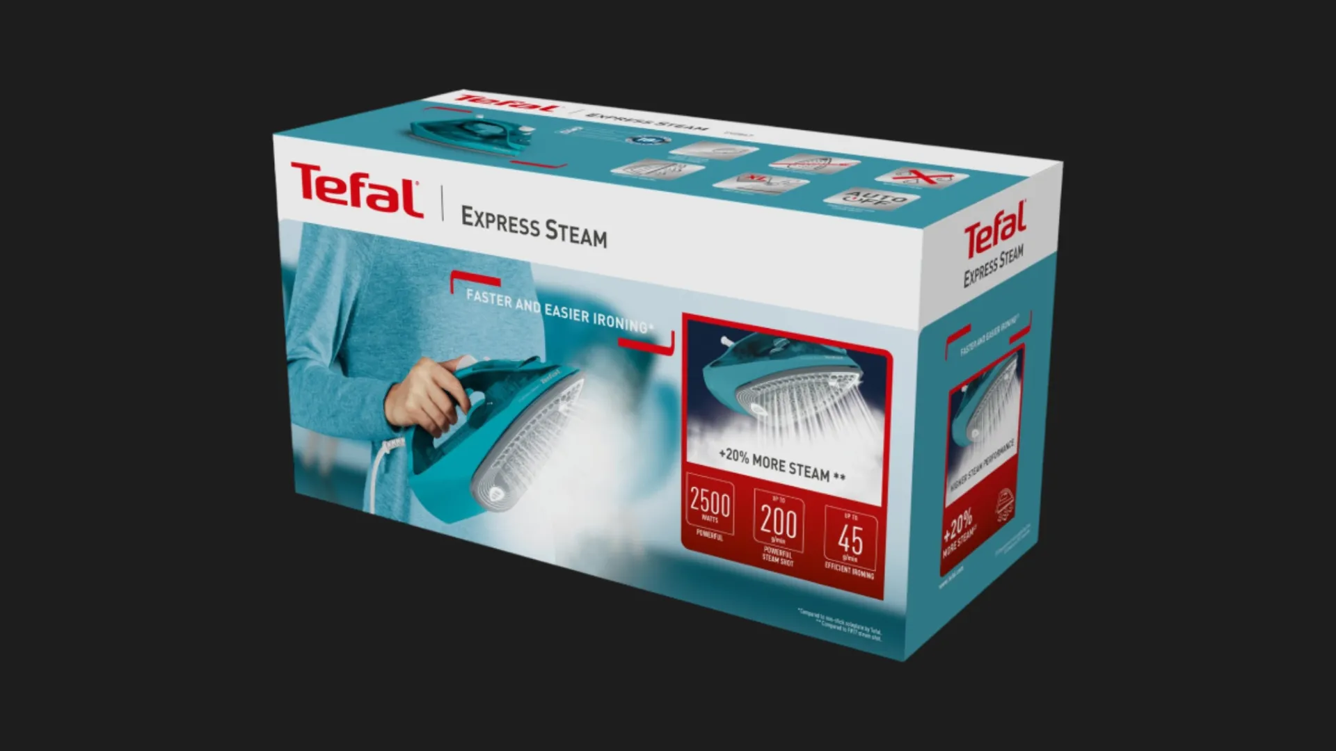 Праска Tefal FV2867E0 (Turquoise) (UA)