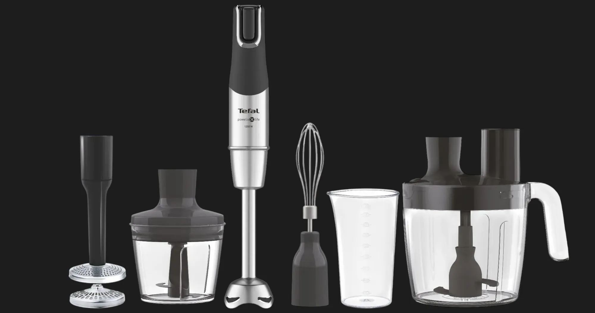 Блендер занурювальний Tefal Infiny Force Pro 5in1 HB95LD38