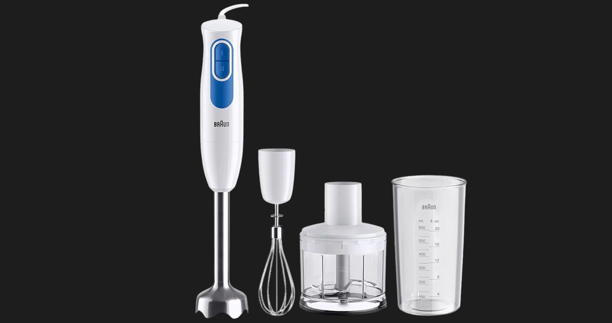 Блендер занурювальний Braun MQ20236MWH