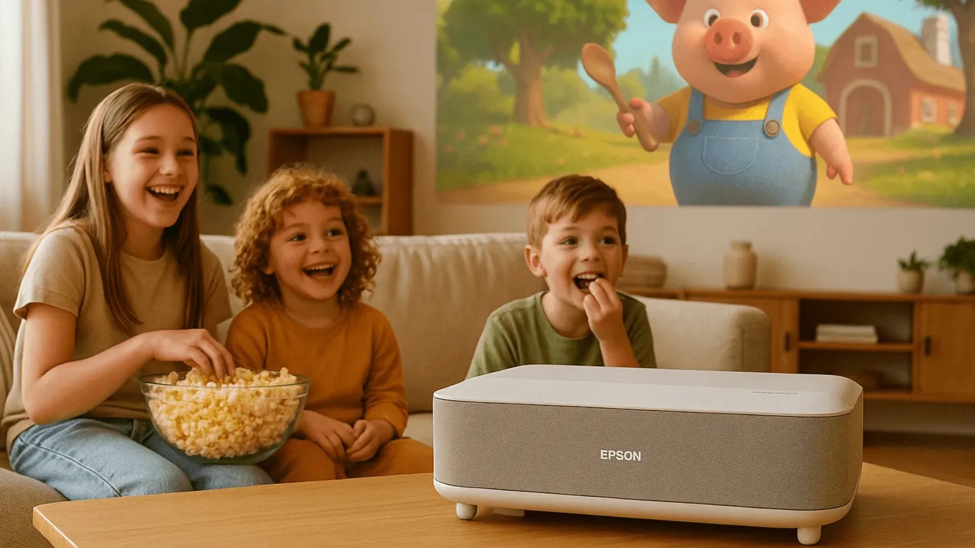 Ультракороткофокусный проектор Epson EH-LS650W (V11HB07040) (White) (UA)