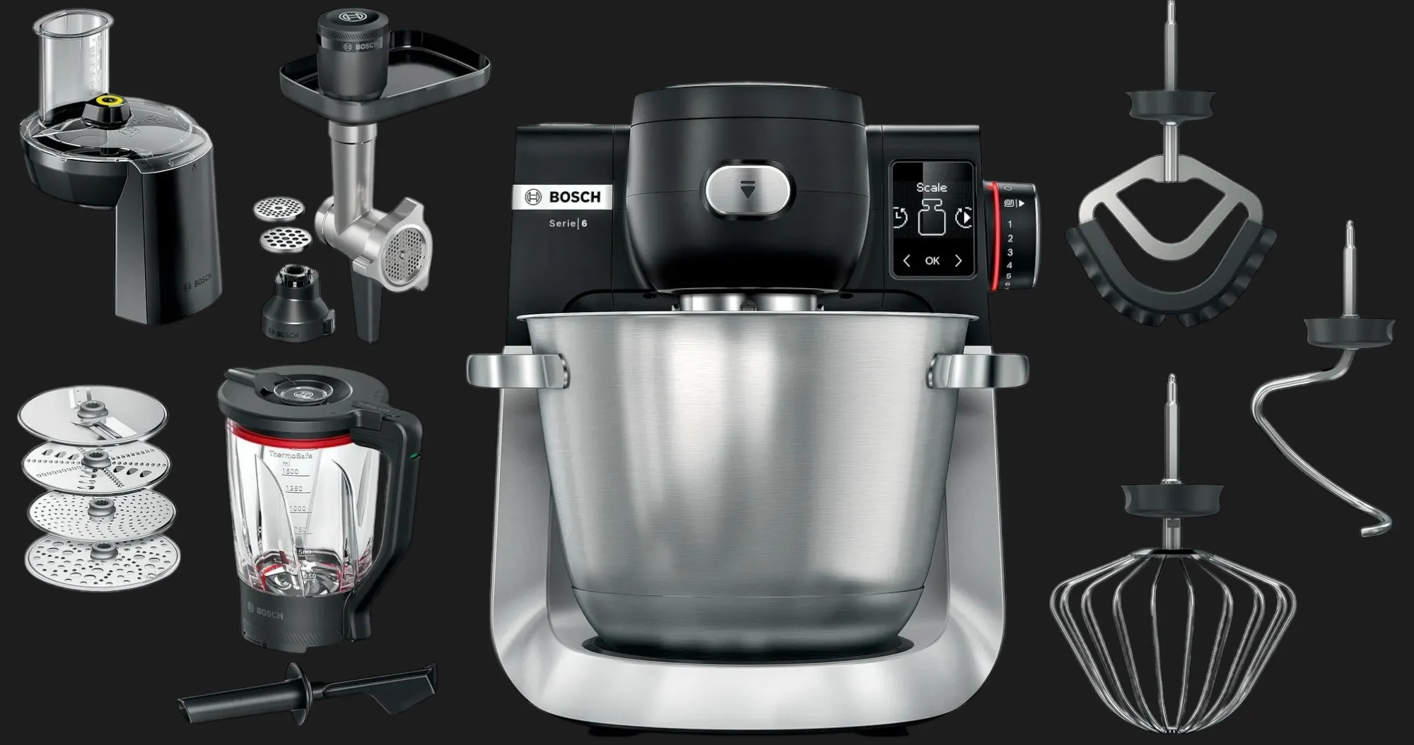 Кухонна машина Bosch MUMS6ZS34 (Black) (UA)