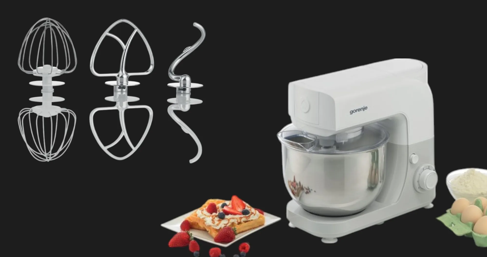 Кухонна машина Gorenje (White/Gray) (UA)