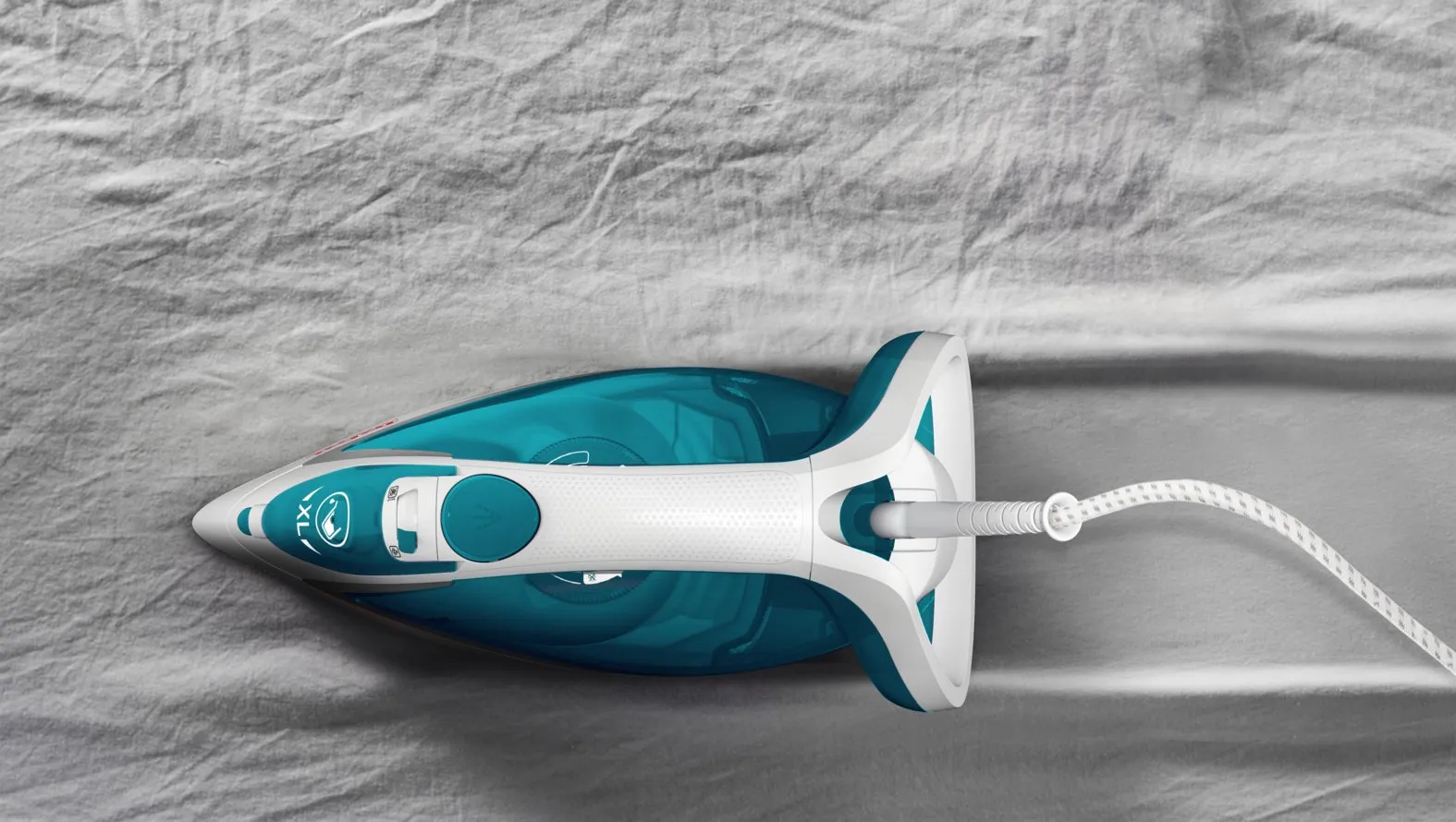 Праска Tefal FV5718E0 (White/Turquoise) (UA)