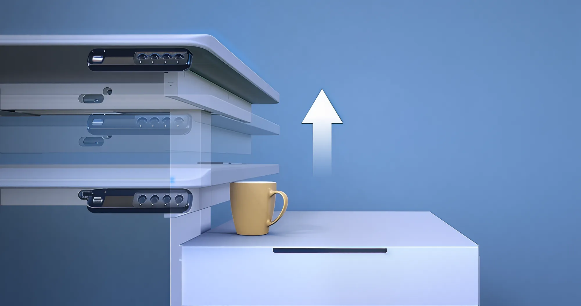 Компьютерный стол Cougar Royal 150 Elite (White) (UA)