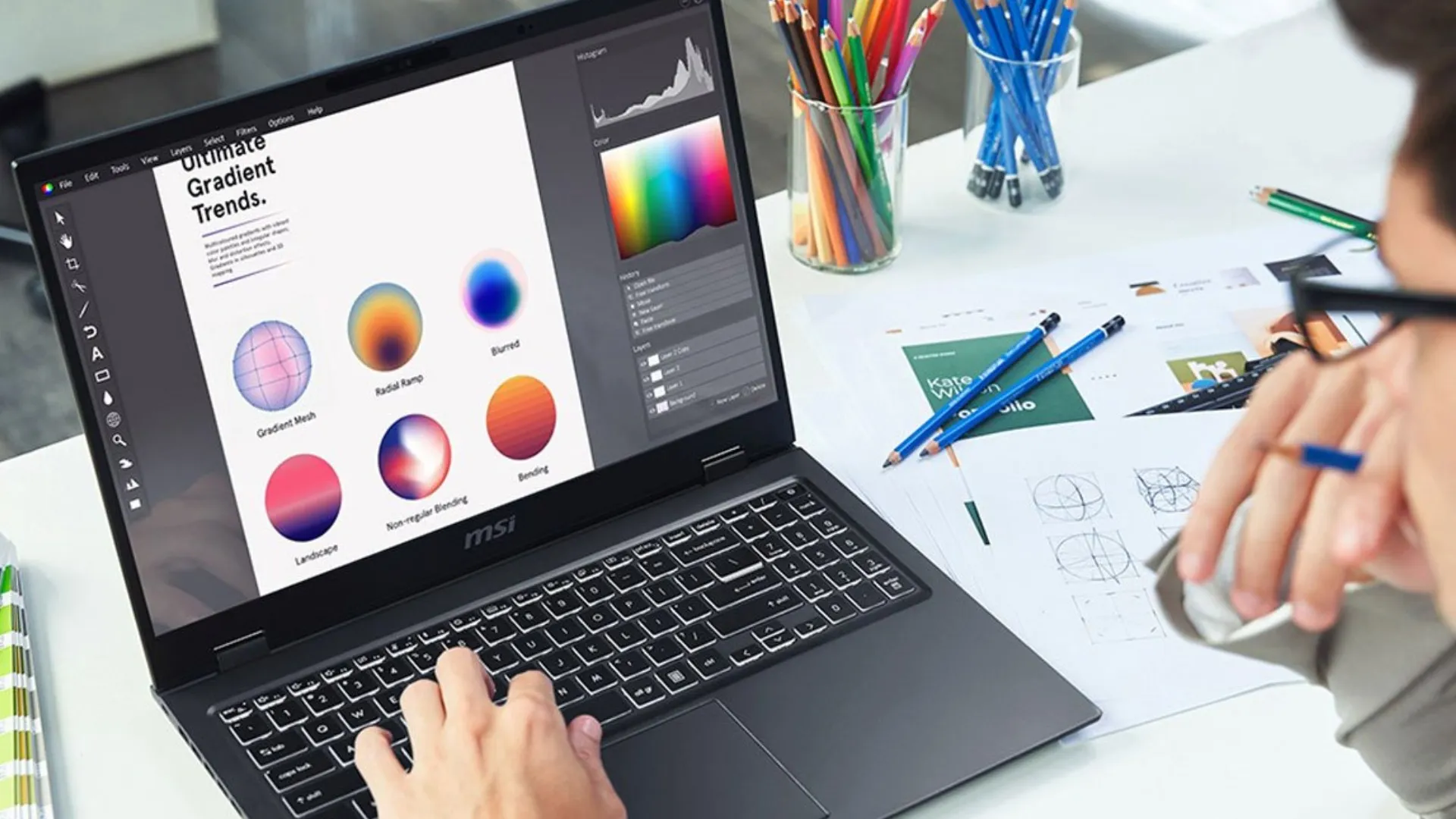 Ноутбук MSI Prestige 16 AI+ Evo B2VMG 16" (Intel Core Ultra 7/32GB/1TB (SSD)/Intel Arc) (B2VMG-056UA) (UA)