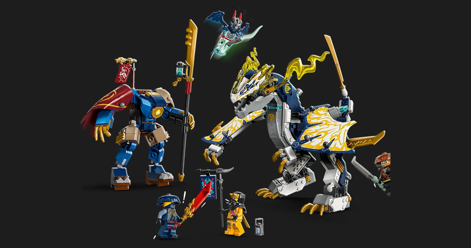 Конструктор LEGO Ninjago Rogue's Mech Dragon Rider (71843)