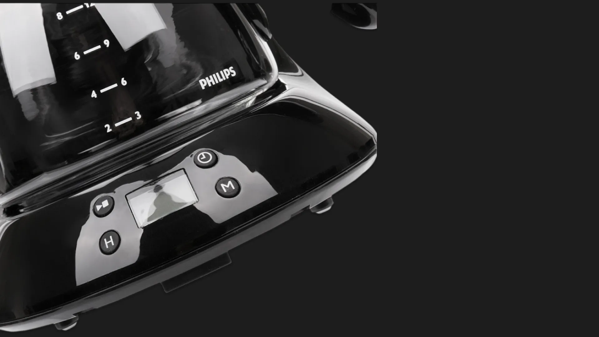 Кавоварка крапельна Philips Daily Collection (Black/Stainless Steel) (HD7459/20) (UA)