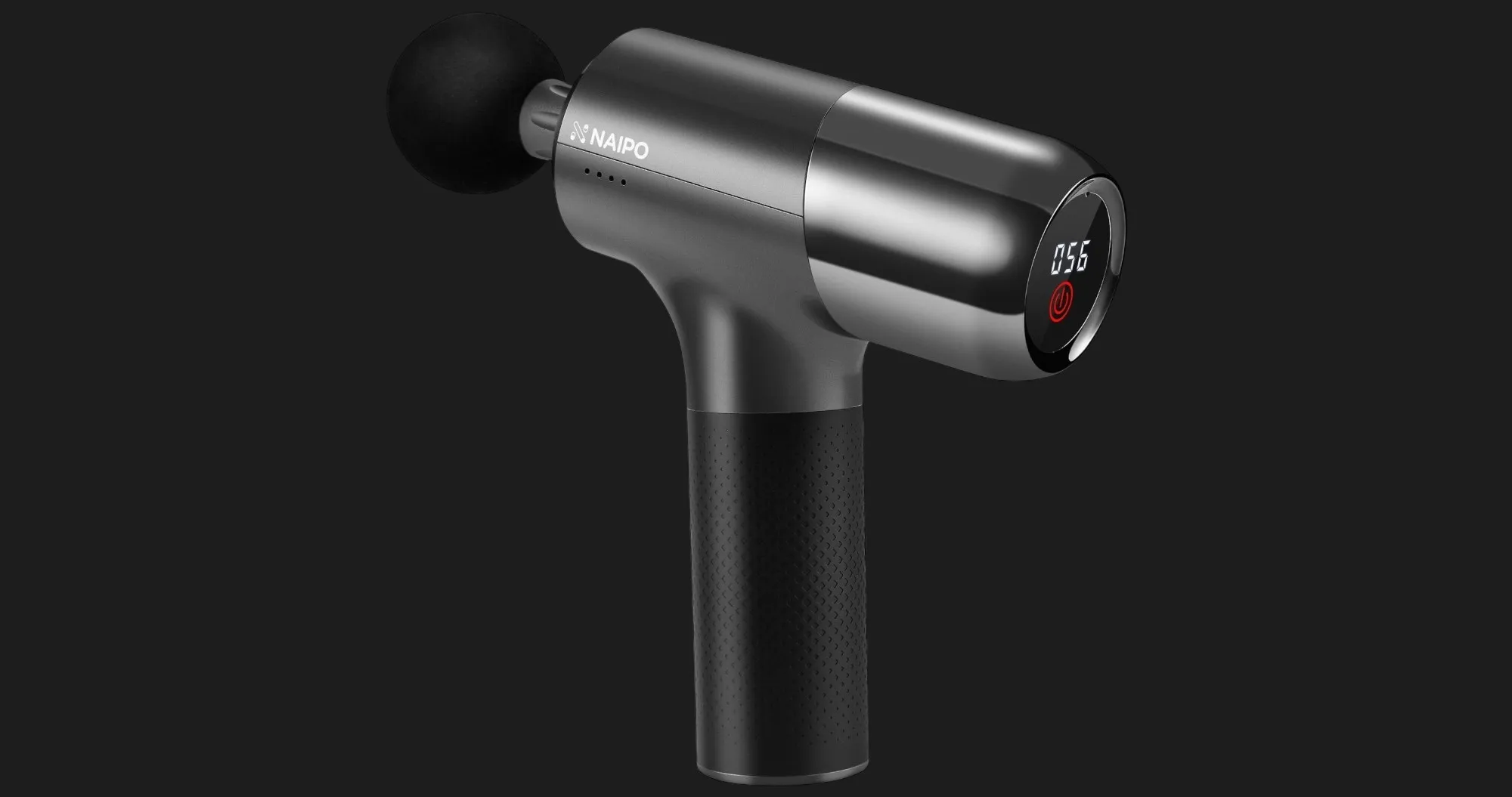 Перкусійний масажер Naipo (Gray)