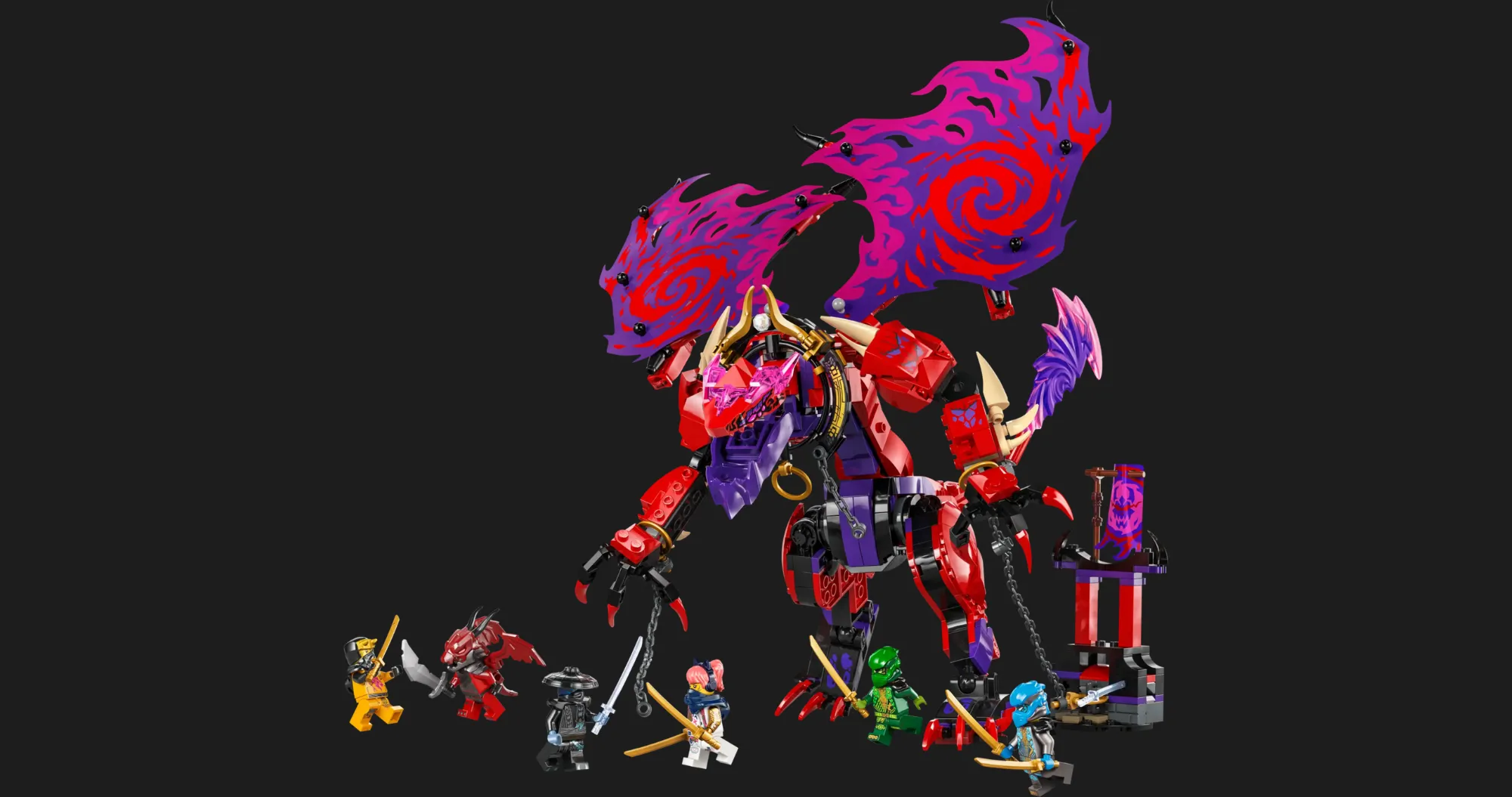 Конструктор LEGO Ninjago Thunderfang Dragon of Chaos (71832)