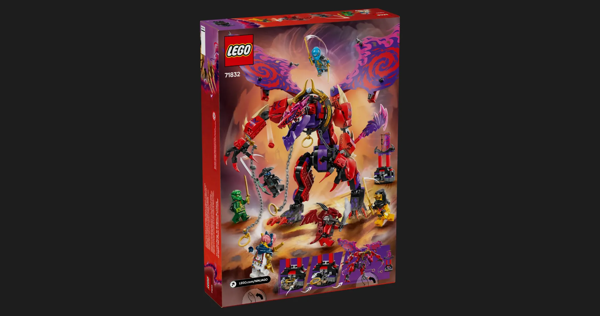 Конструктор LEGO Ninjago Thunderfang Dragon of Chaos (71832)