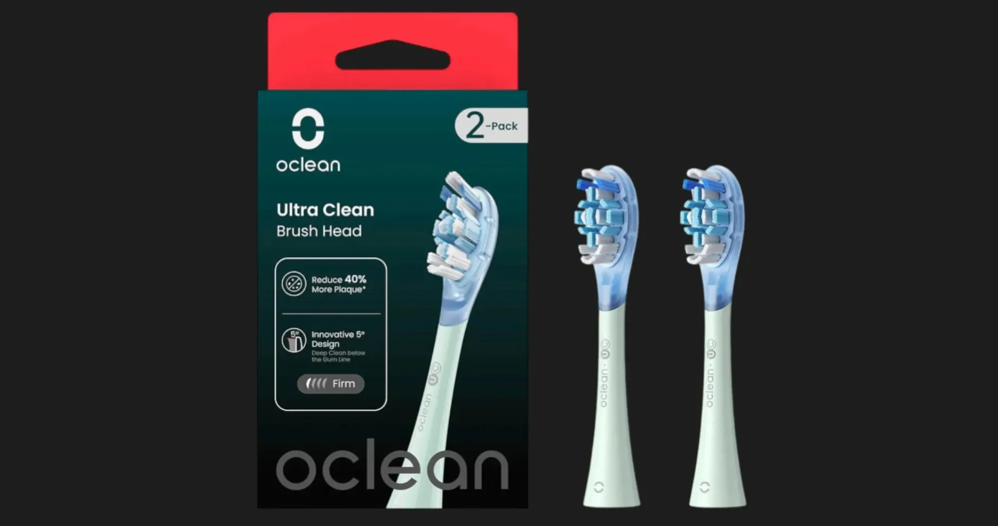 Насадка для зубної щітки Oclean UC01 G02 Ultra Clean Brush Head (Green)
