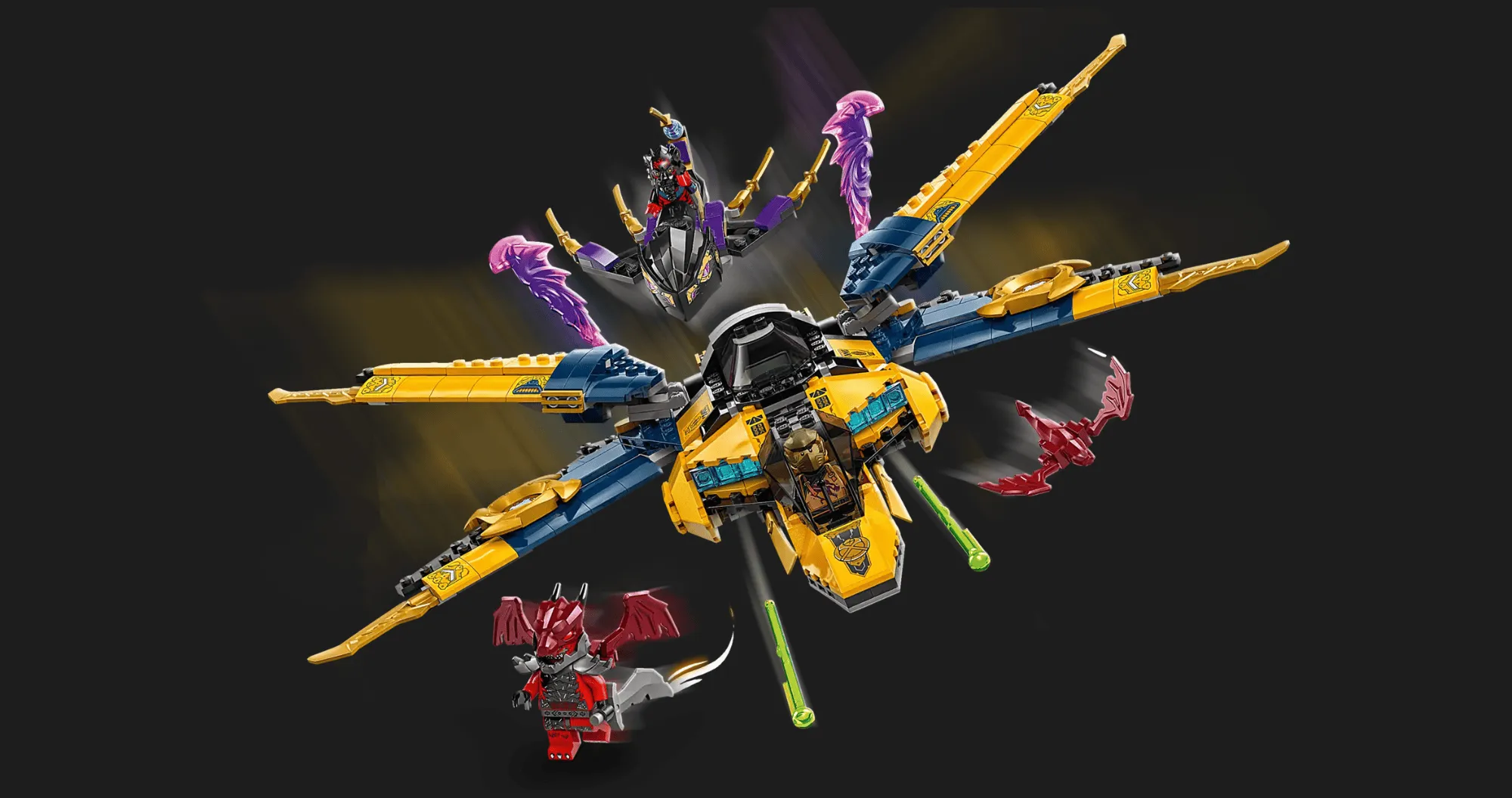 Конструктор LEGO Ninjago Ras and Arin's Super Storm Jet (71833)