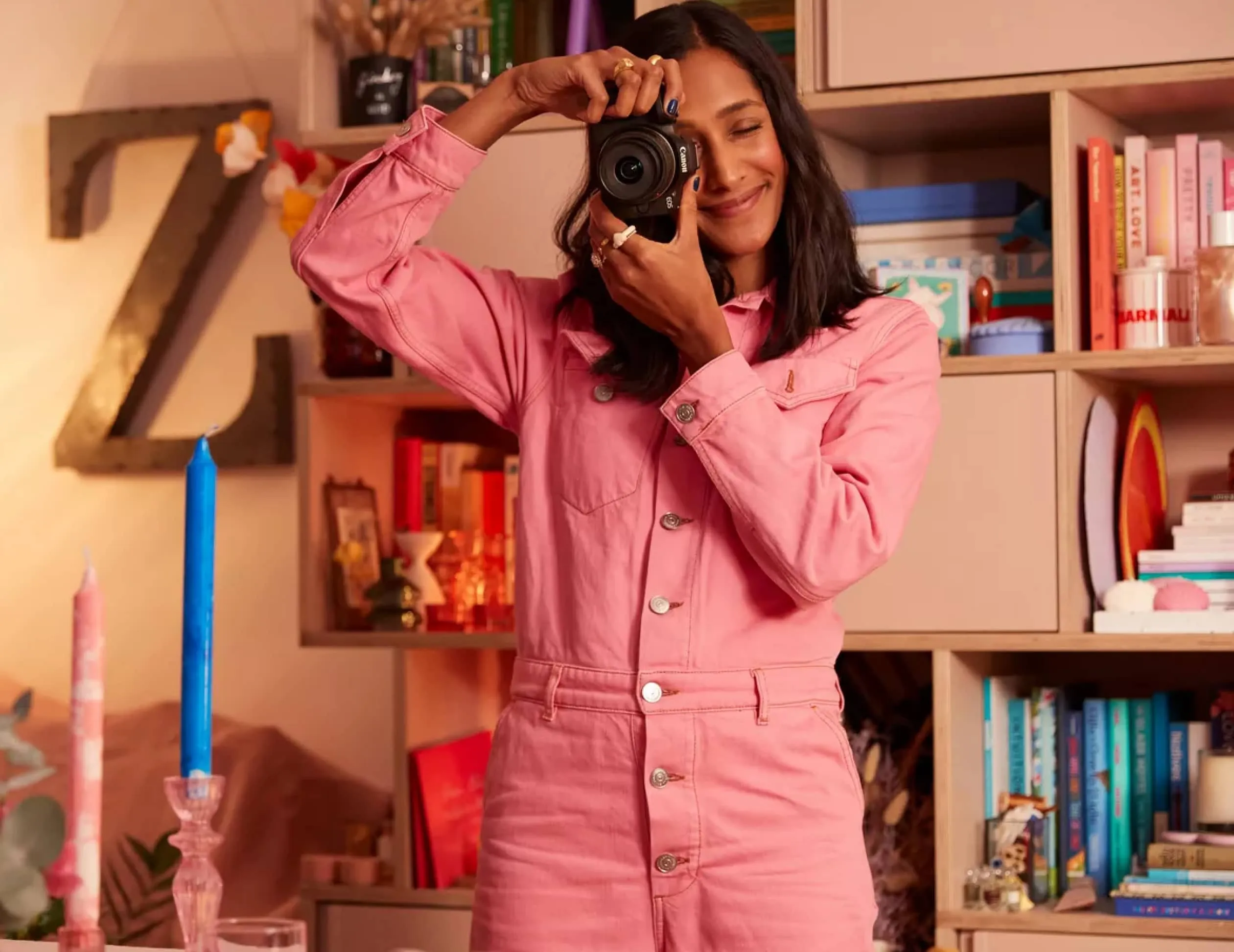 Цифровий фотоапарат Canon EOS R50 kit RF-S 18-45mm IS STM + RF-S 55-210mm IS STM (Black) (5811C034) (Standard)