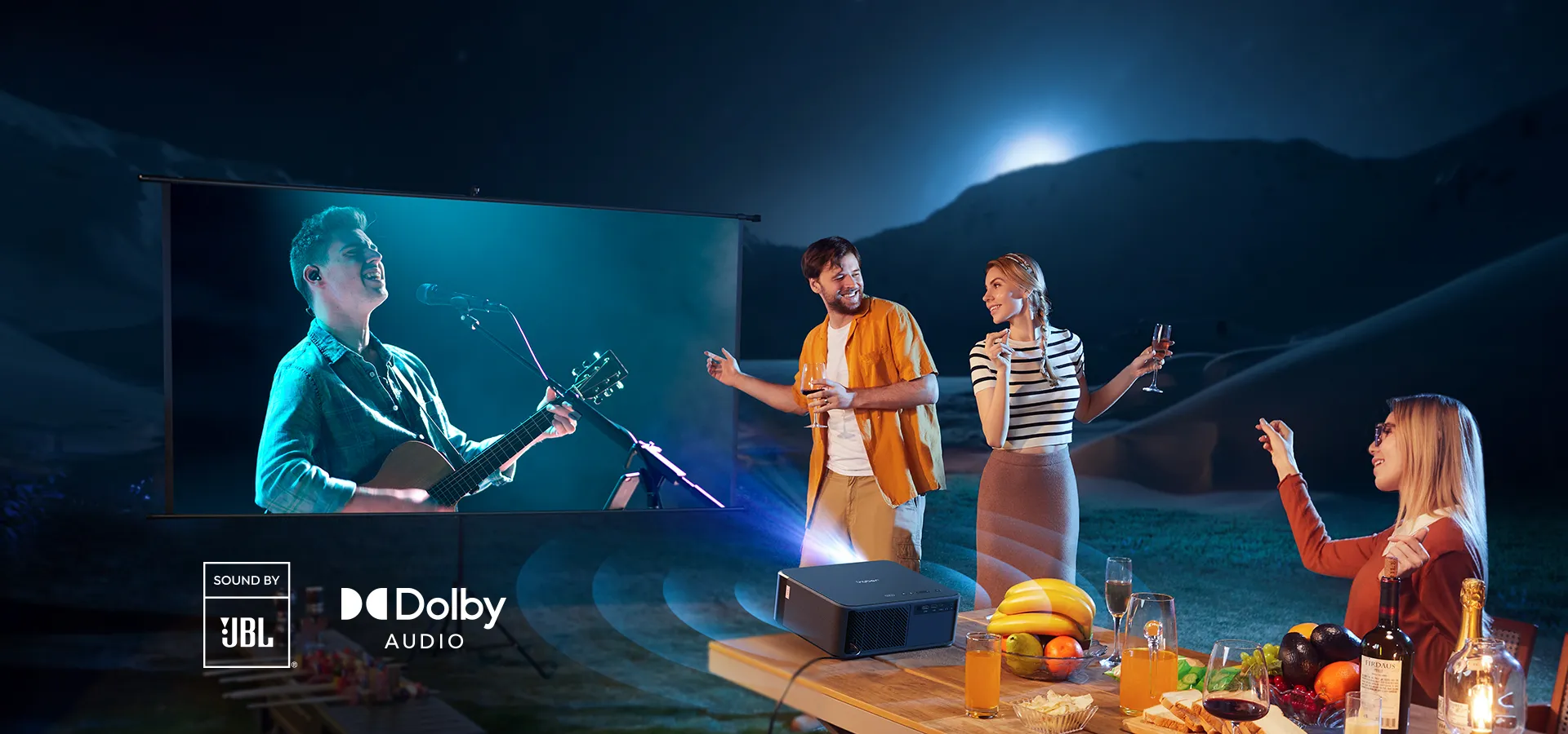 Мультимедійний проектор Yaber K2s (Black) (UA)