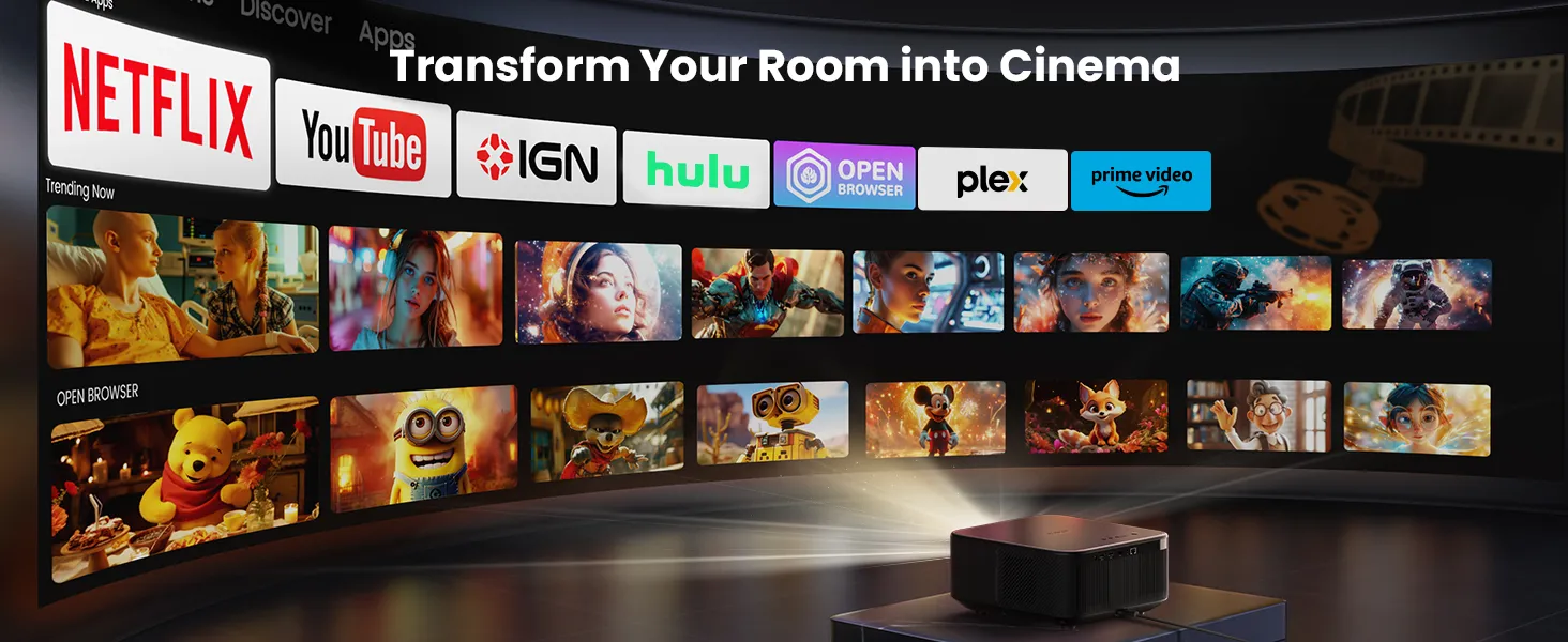 Мультимедійний проектор Yaber K3 Pro (Black) (UA)