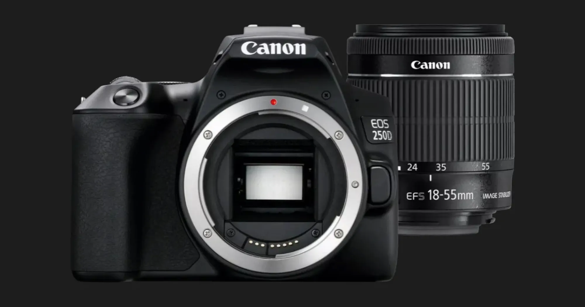 Цифровой фотоаппарат Canon EOS 250D kit 18-55mm EF-S IS STM (Black) (3454C007) (Standard)