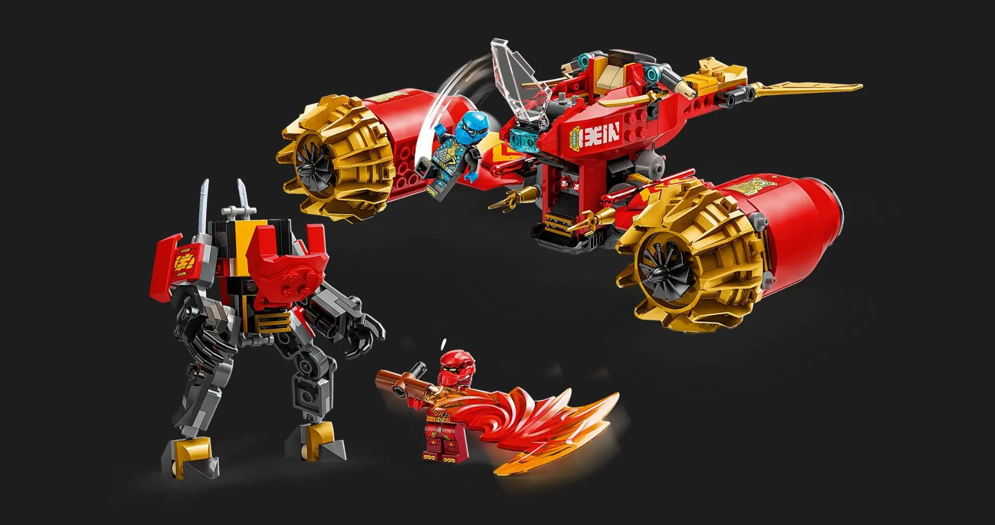 Конструктор LEGO Ninjago Kai's Mech Storm Rider (71830)