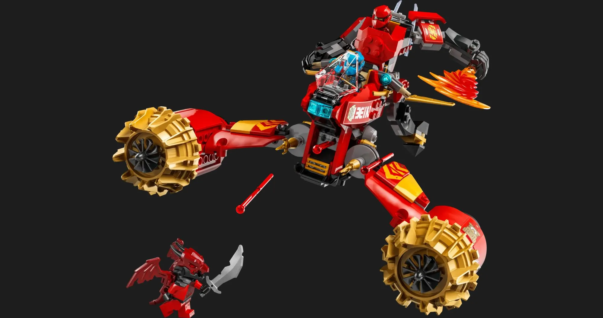 Конструктор LEGO Ninjago Kai's Mech Storm Rider (71830)