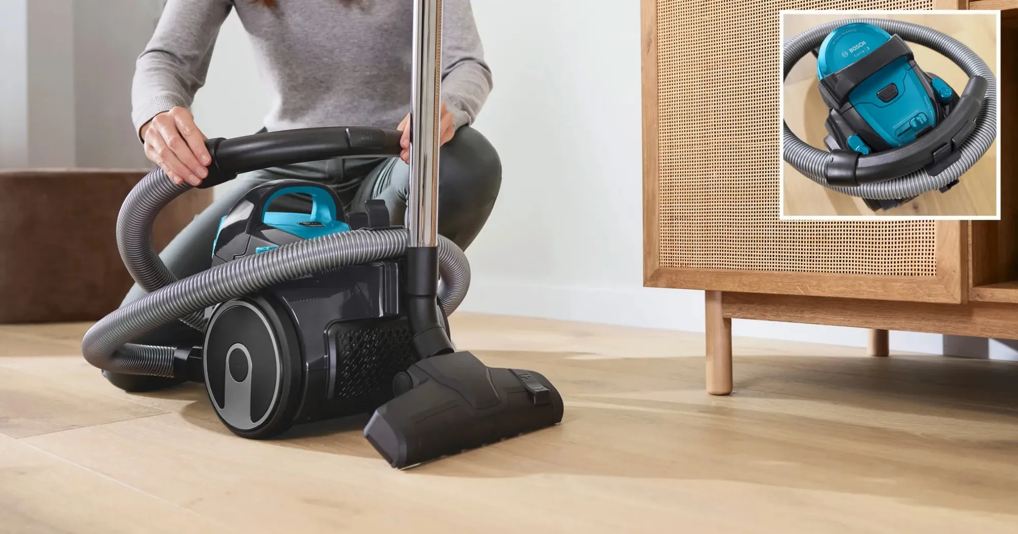 Пилосос безмішковий Bosch Serie 2 BGS05X240 (Turquoise) (UA)