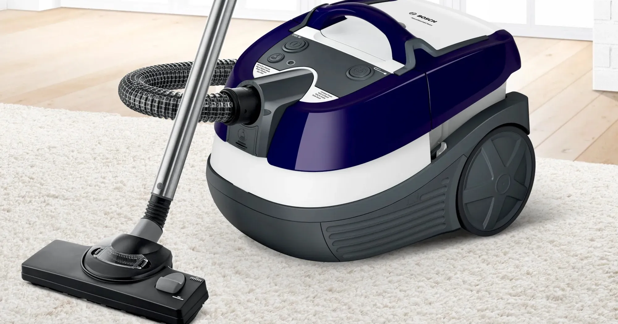 Пылесос моющий с аквафильтром Bosch Serie 4 AquaWash&amp;Clean BWD41740 (Purple) (UA)