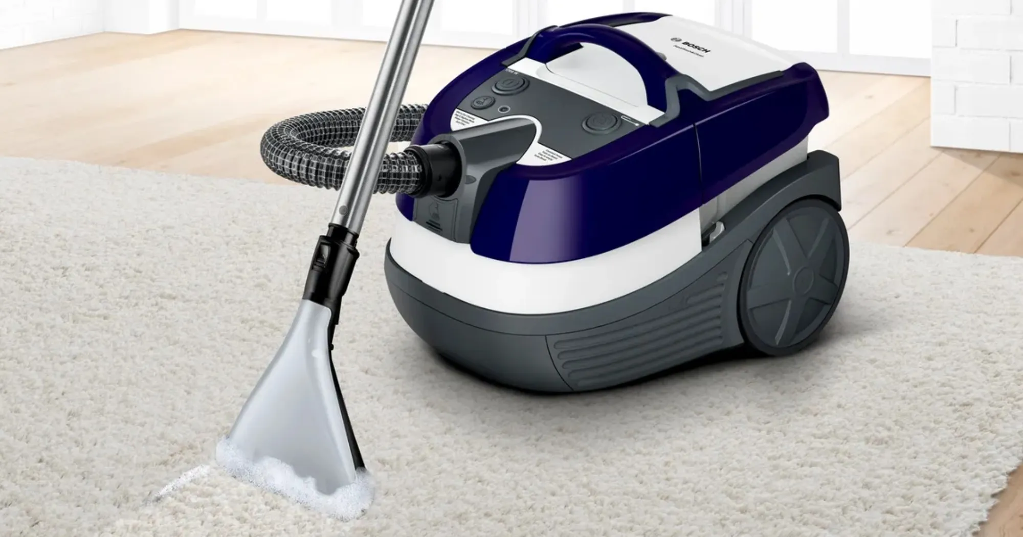Пылесос моющий с аквафильтром Bosch Serie 4 AquaWash&amp;Clean BWD41740 (Purple) (UA)