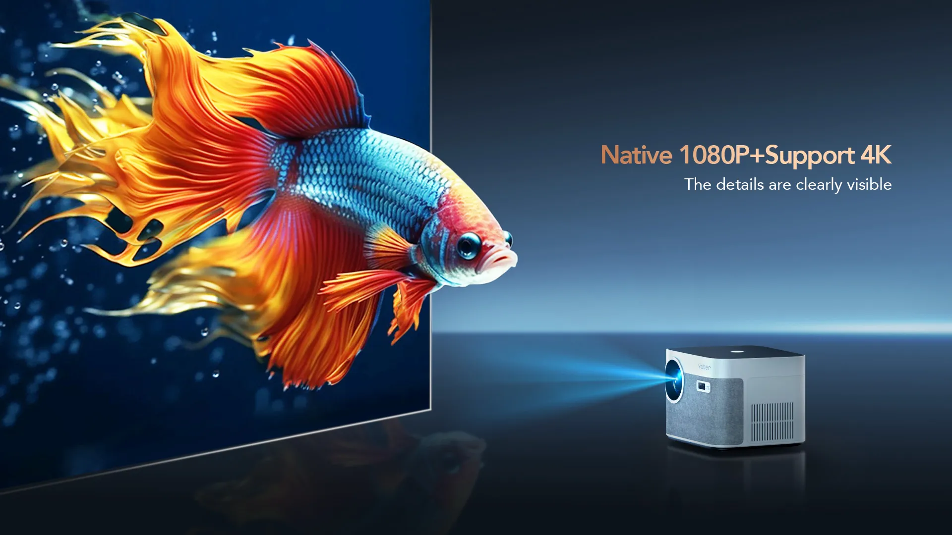 Мультимедийный проектор Yaber U11 (White/Gray) (UA)