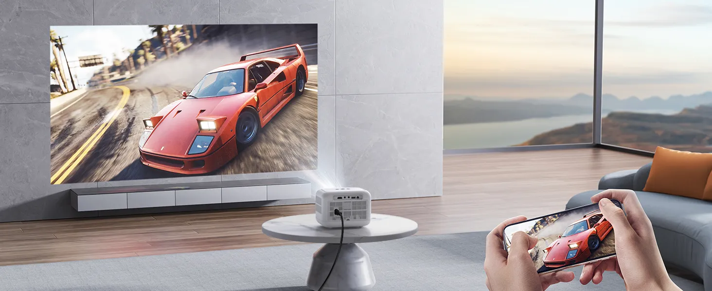 Мультимедийный проектор Yaber L1 (White) (UA)