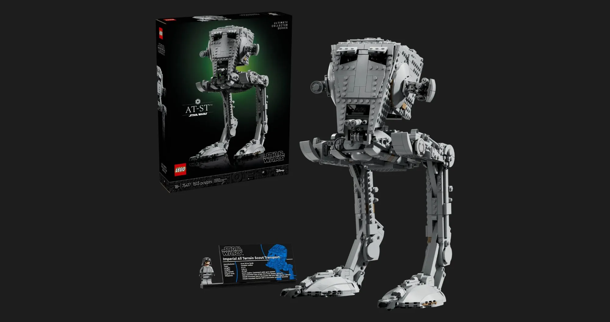 Конструктор LEGO Star Wars Крокоход AT-ST (75417)