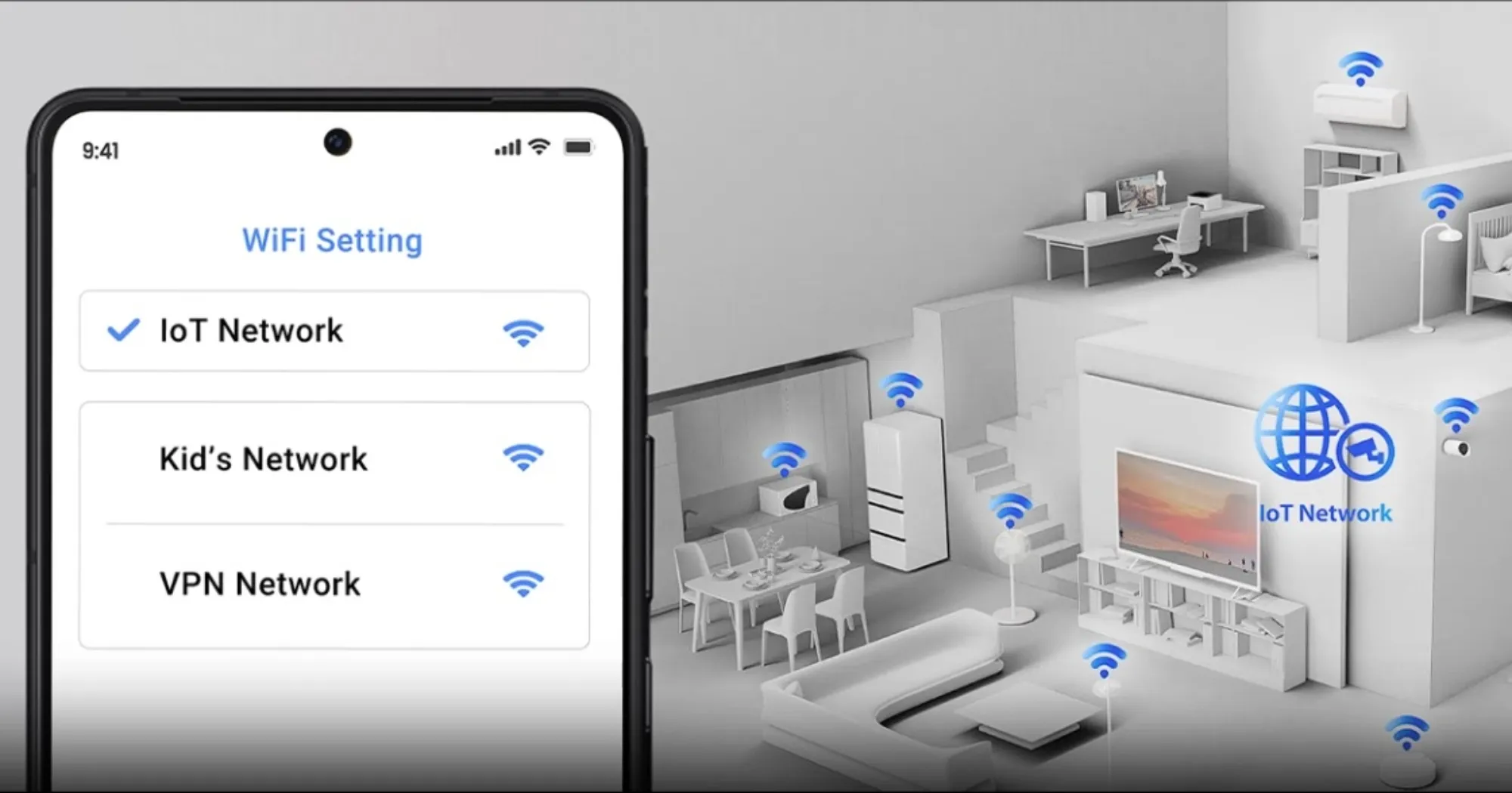 Wi-Fi Mesh система Asus ZenWiFi BD4 1pk (White)