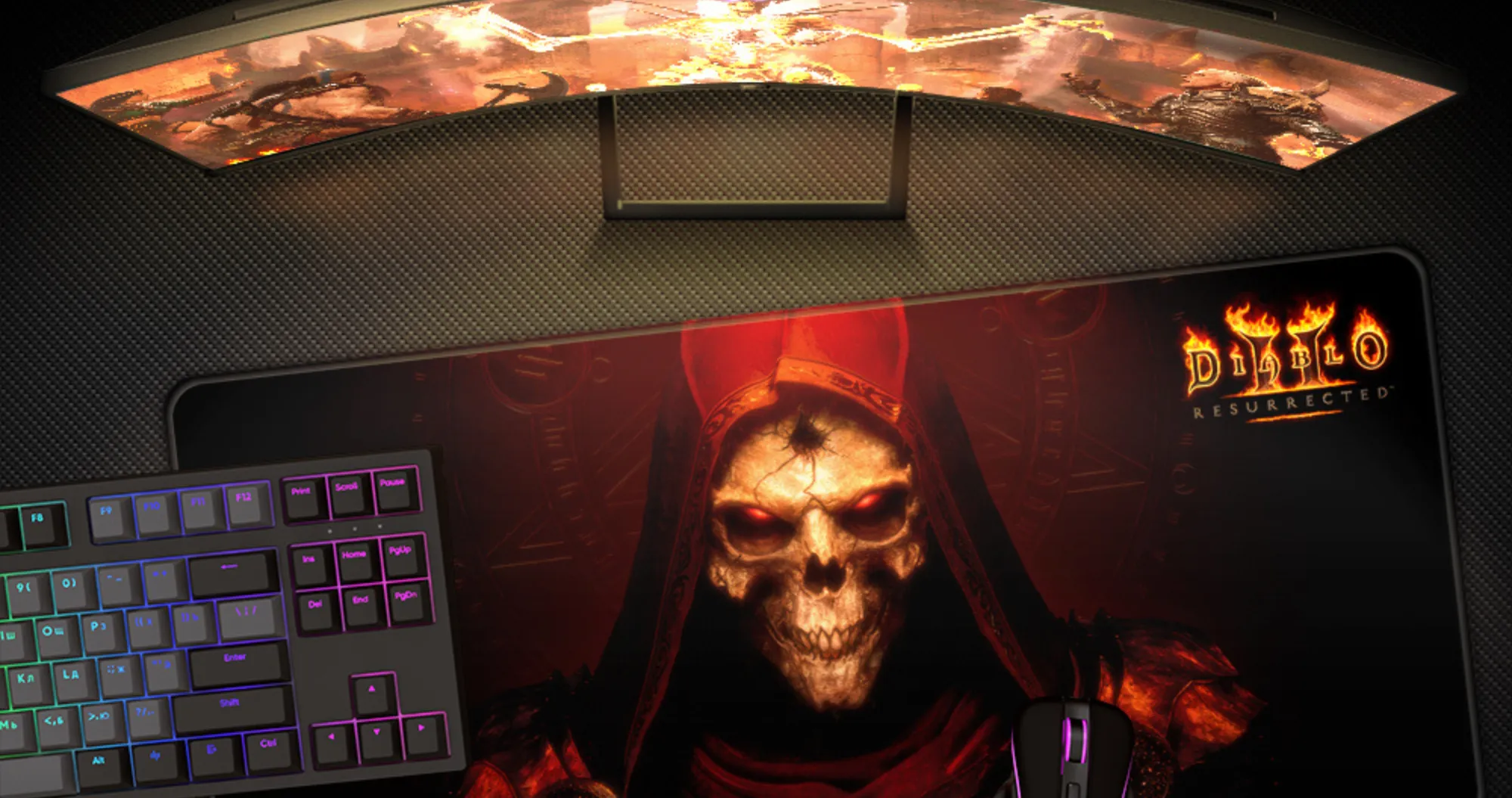 Килимок для миші Blizzard DIABLO 2 Resurrected Prime Evil XL