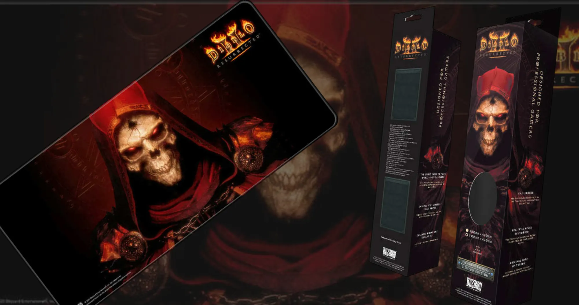 Килимок для миші Blizzard DIABLO 2 Resurrected Prime Evil XL