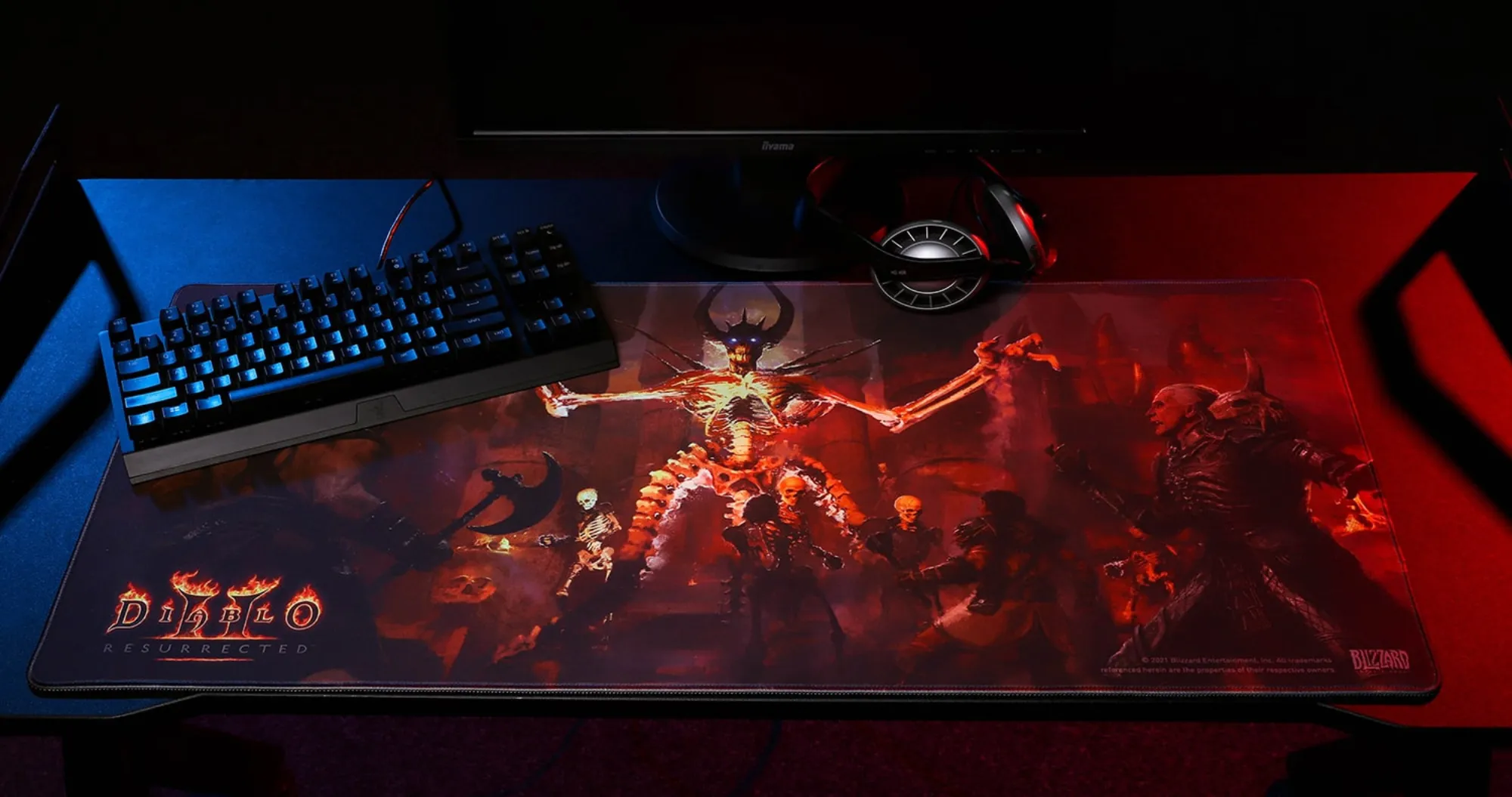 Коврик для мыши Blizzard DIABLO 2 Resurrected Mephisto XL