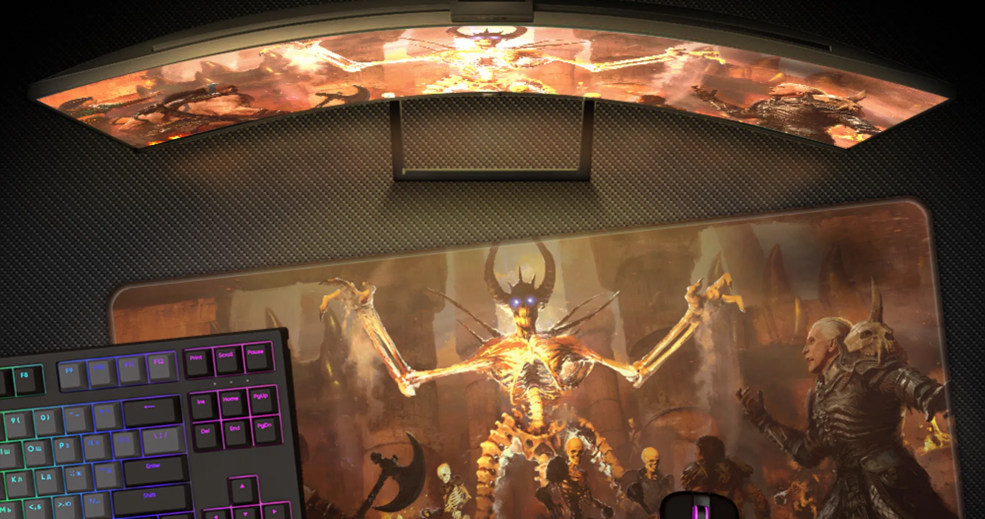 Коврик для мыши Blizzard DIABLO 2 Resurrected Mephisto XL