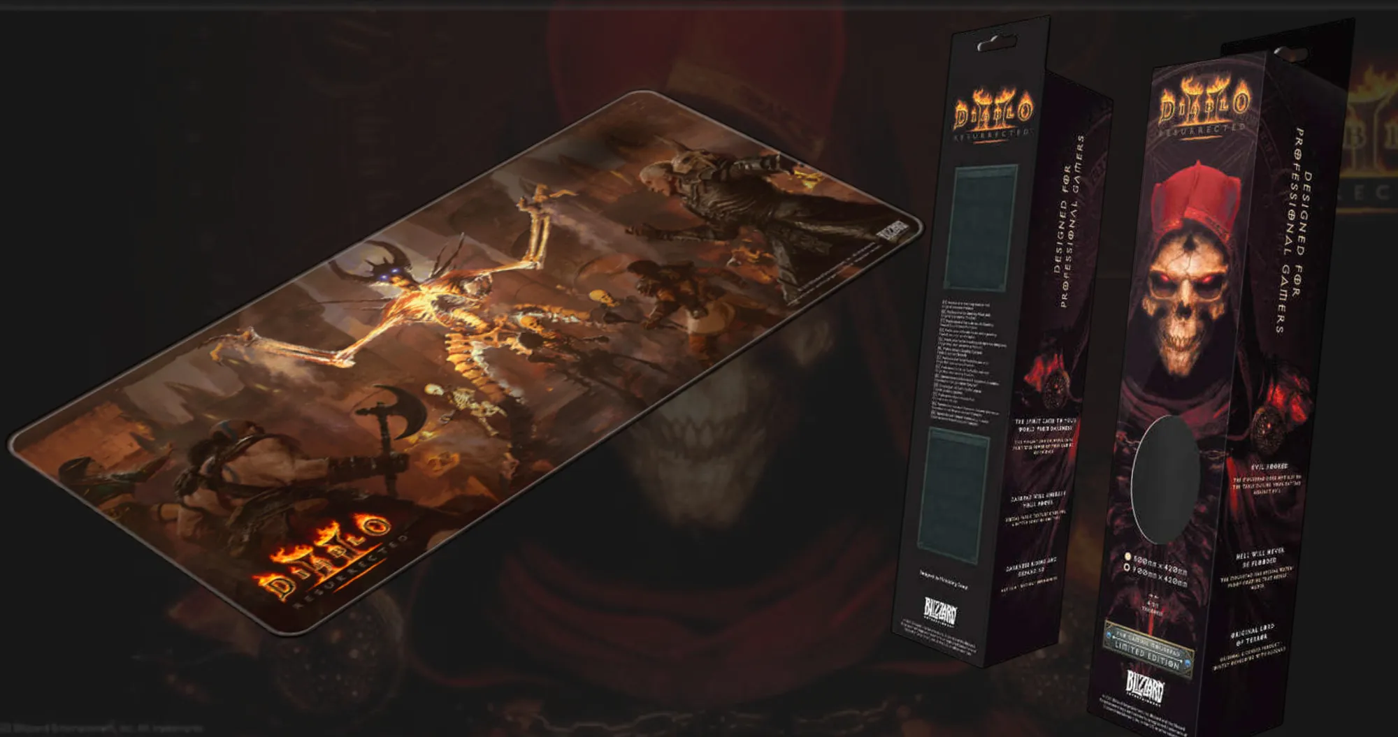 Килимок для миші Blizzard DIABLO 2 Resurrected Mephisto XL