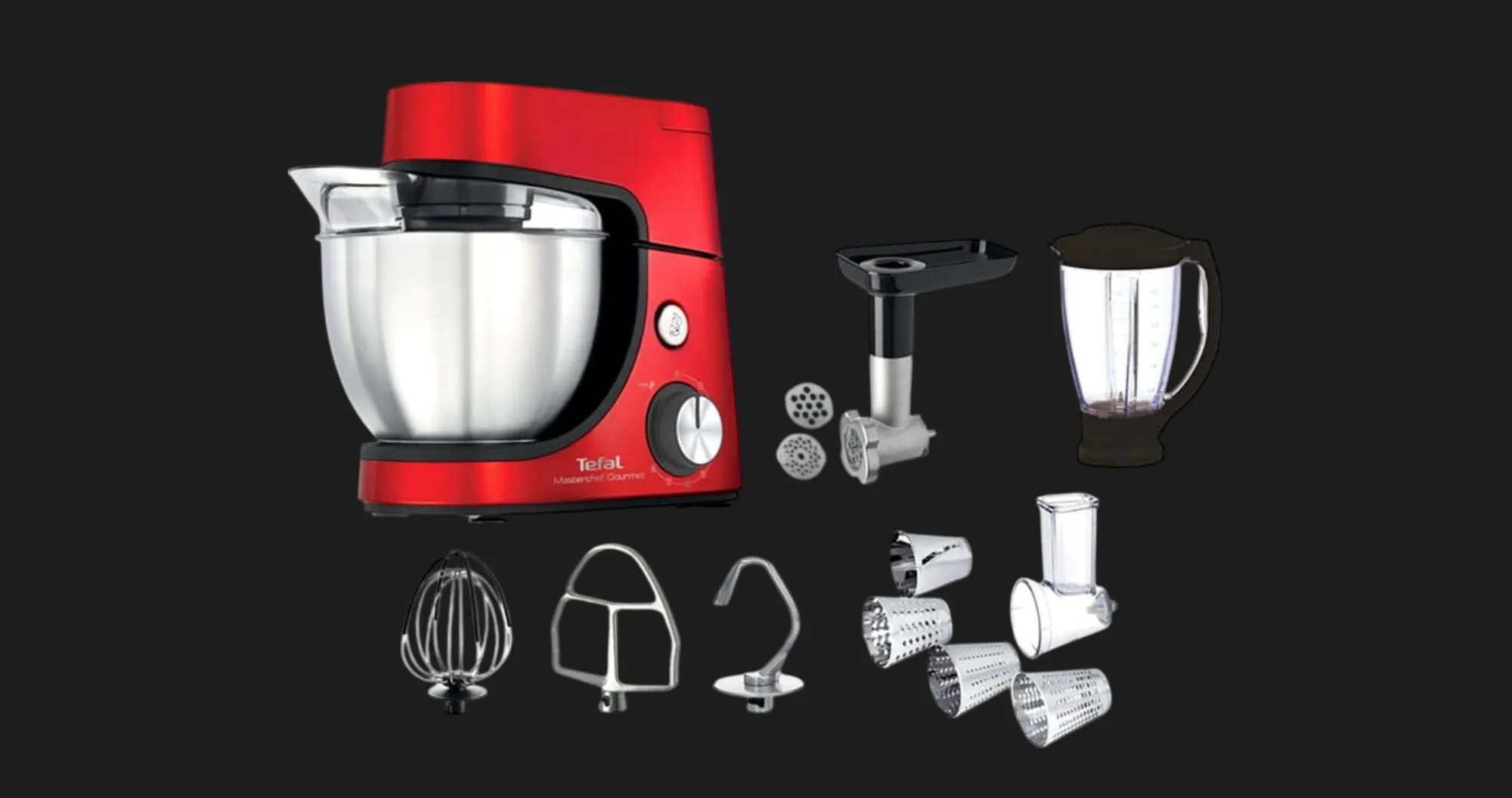 Кухонная машина Tefal (Red Ruby) (UA)