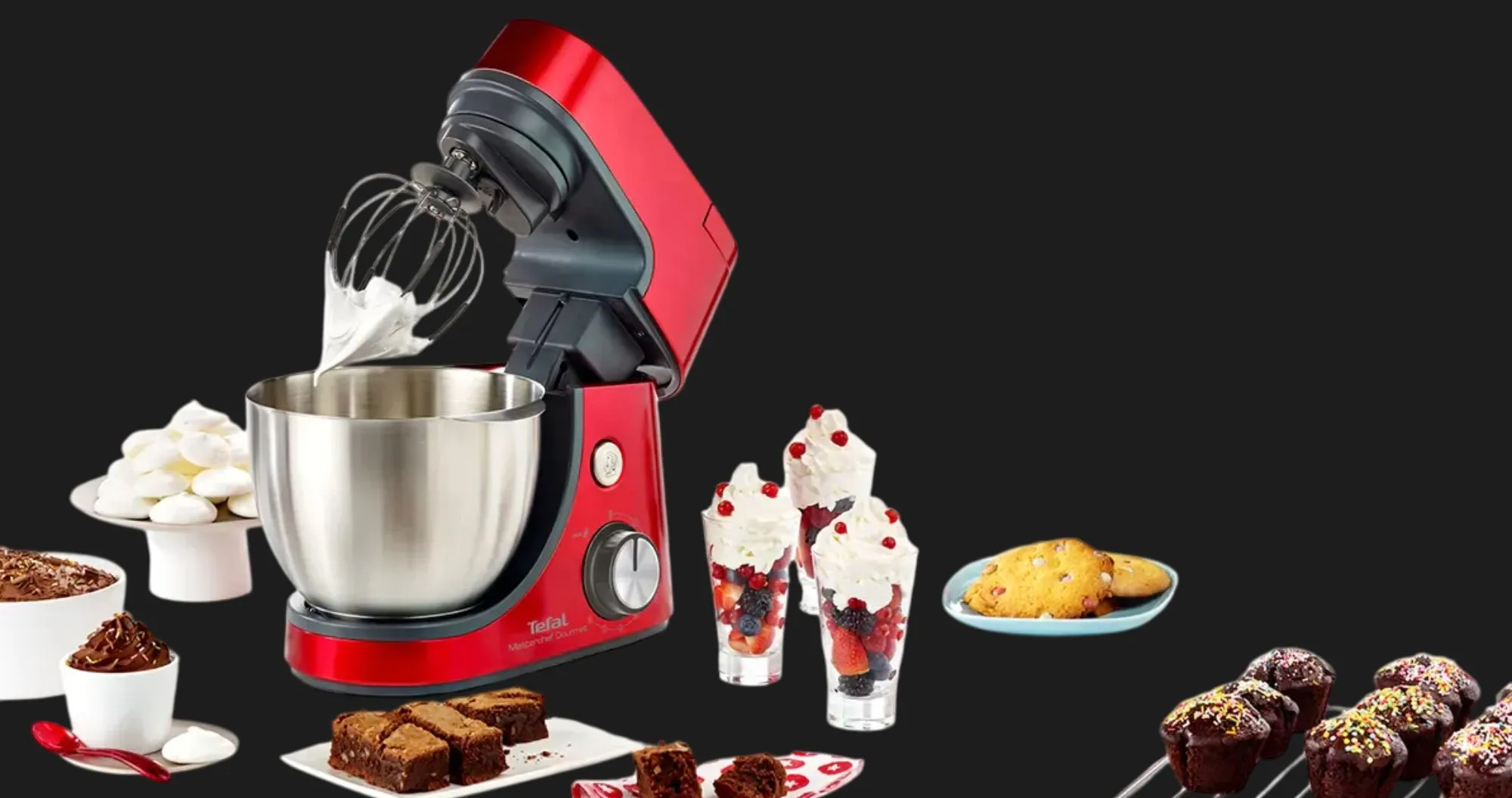 Кухонная машина Tefal (Red Ruby) (UA)