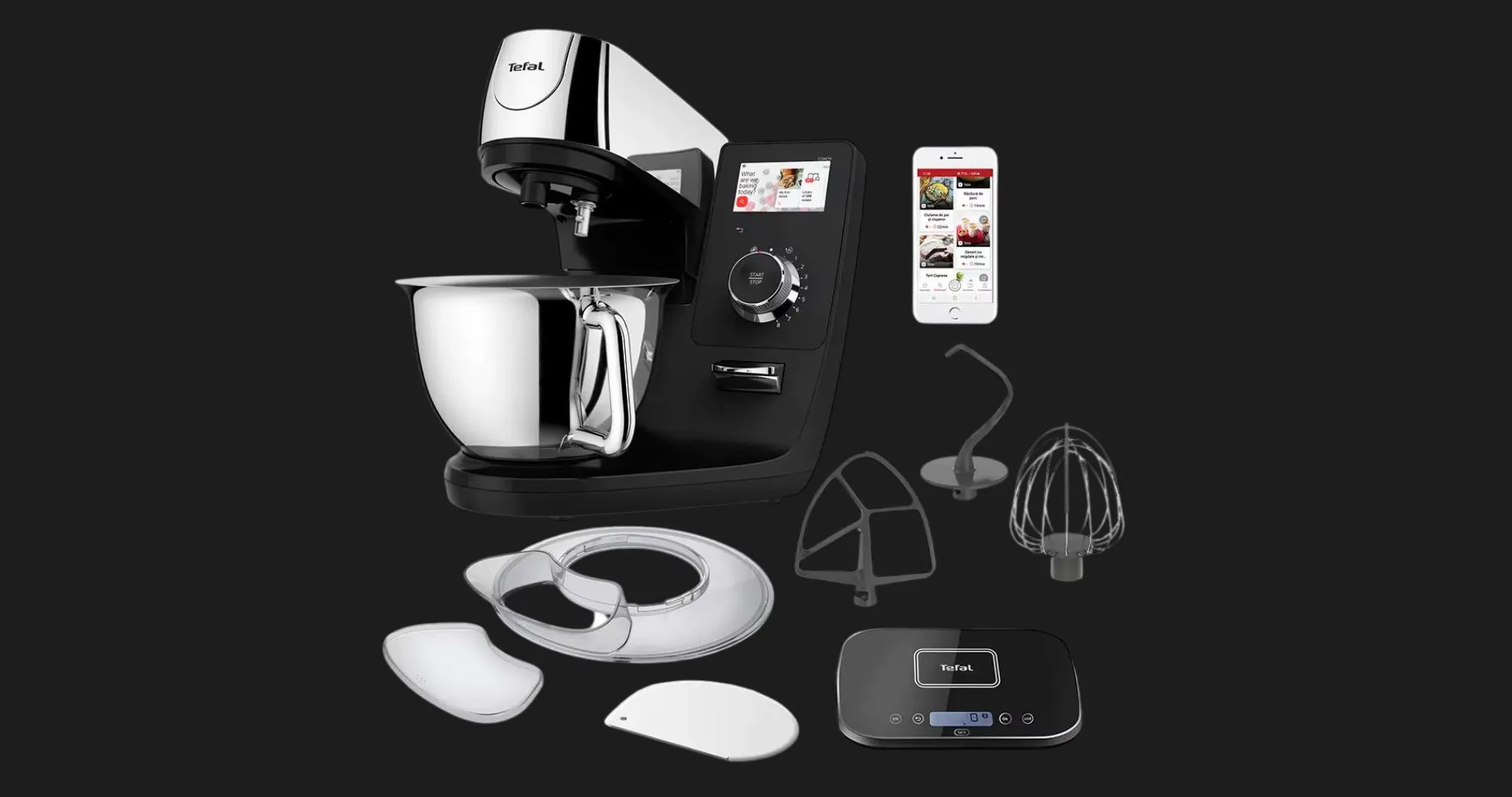 Кухонная машина Tefal QB951837 (Black)